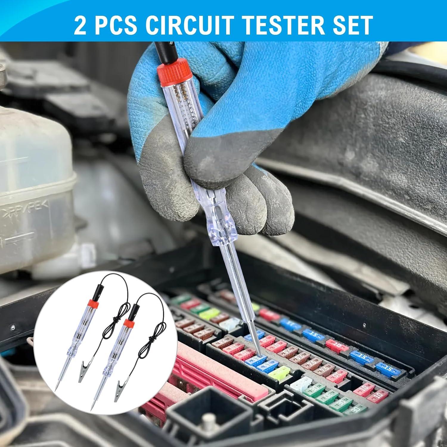 imageNilight  50016R 120 pcs Standard Fuse Assortment kit  5 75 10 15 20 25 30 AMP  Regular APRATO OpenATC Blade Fuses for Cars Trucks BoatsAutomotives2 Years Warranty306PCS 3 Style Fuses wCircuit Tester