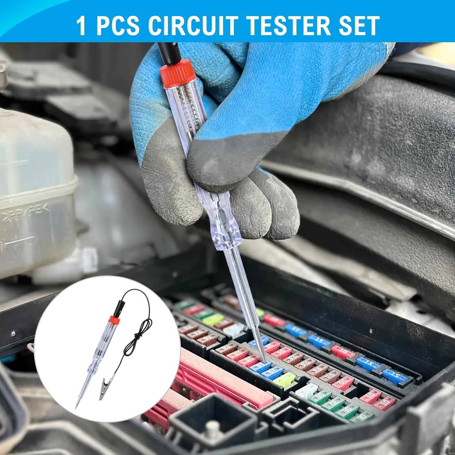 imageNilight  50016R 120 pcs Standard Fuse Assortment kit  5 75 10 15 20 25 30 AMP  Regular APRATO OpenATC Blade Fuses for Cars Trucks BoatsAutomotives2 Years Warranty180PCS 2 Style Fuses wCircuit Tester