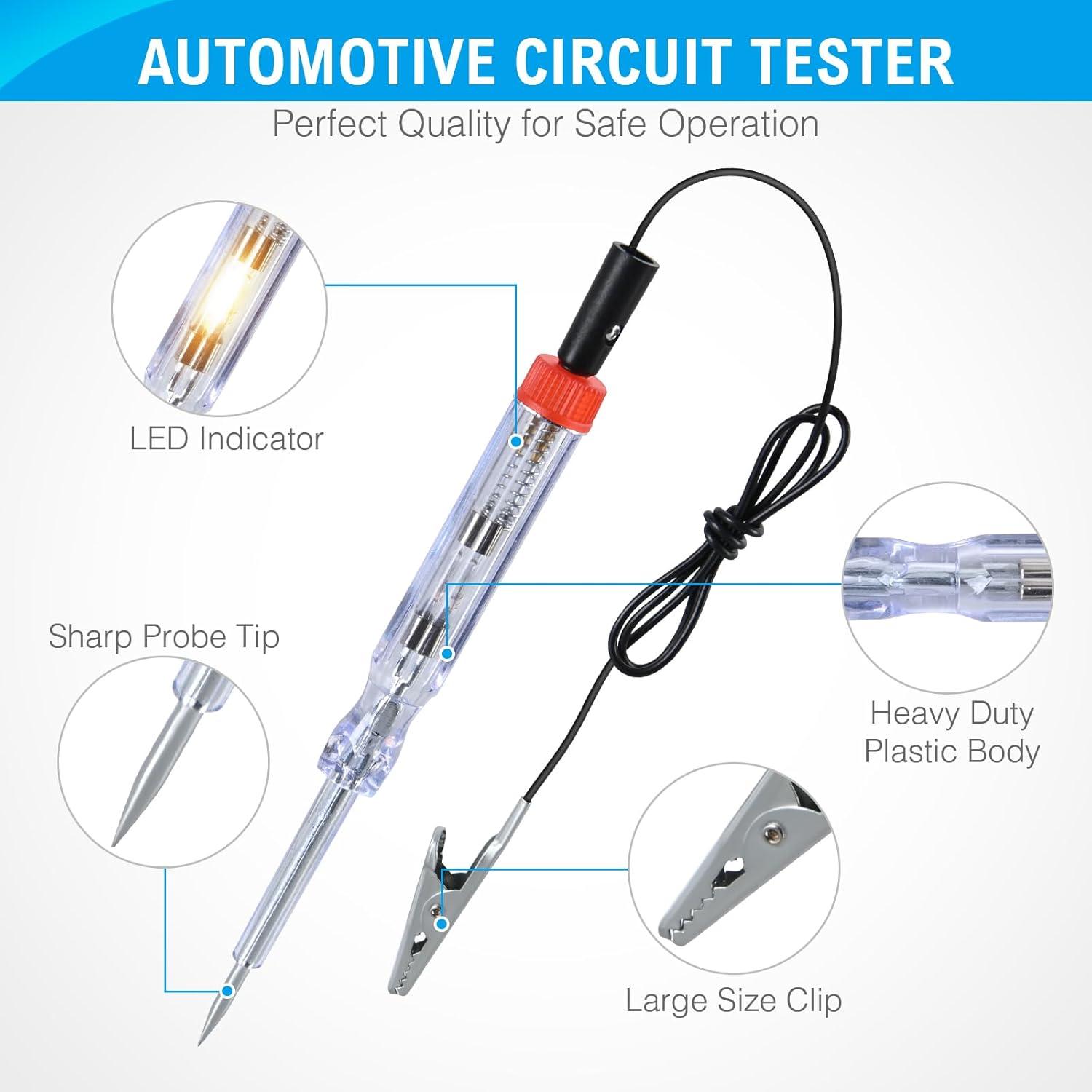 imageNilight  50016R 120 pcs Standard Fuse Assortment kit  5 75 10 15 20 25 30 AMP  Regular APRATO OpenATC Blade Fuses for Cars Trucks BoatsAutomotives2 Years Warranty180PCS 2 Style Fuses wCircuit Tester