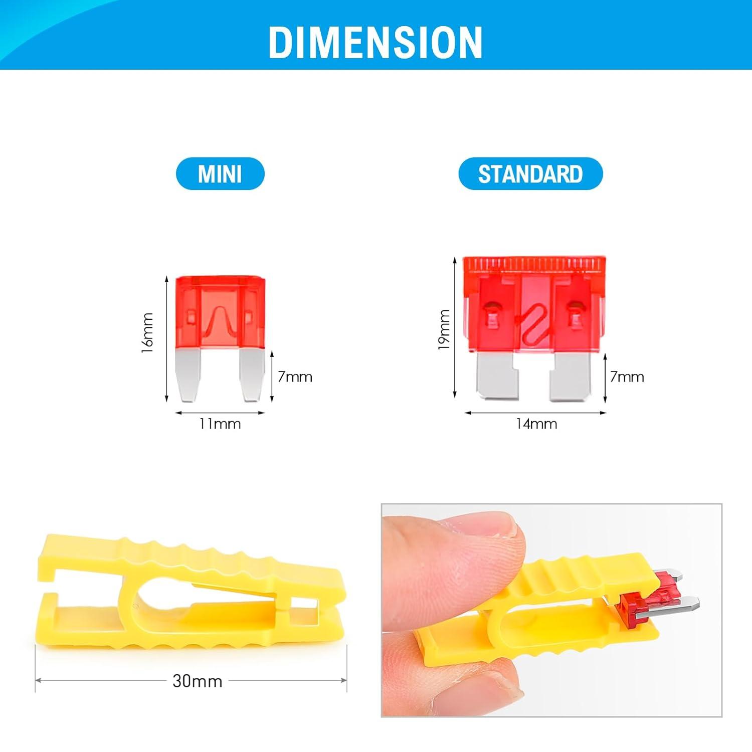imageNilight  50016R 120 pcs Standard Fuse Assortment kit  5 75 10 15 20 25 30 AMP  Regular APRATO OpenATC Blade Fuses for Cars Trucks BoatsAutomotives2 Years Warranty180PCS 2 Style Fuses wCircuit Tester