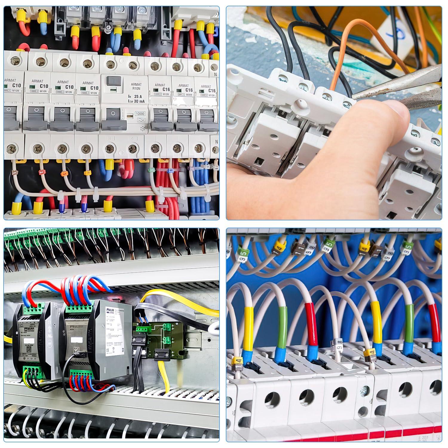 imageNilight  50027R 250 PCS Heat Shrink Spade Connectors Quick Disconnect Wire Connectors Electrical Spade Terminals Heat Shrink Fully Insulated Male and Female Wire Spade Connectors2 Years Warranty1900PCS Wire Ferrules Terminals