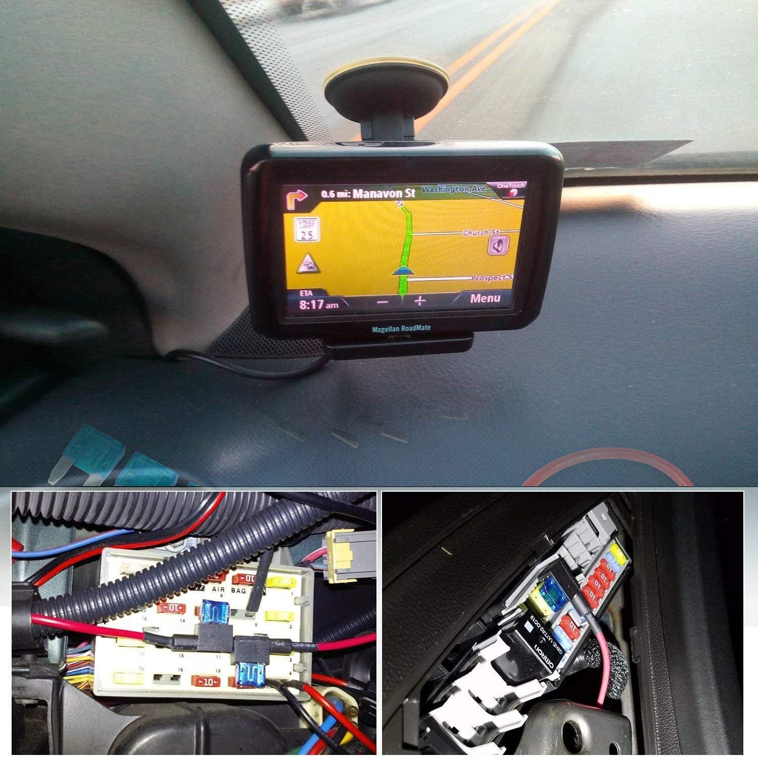 imageNilight  50034R 10 Pack 12V Car AddACircuit Fuse Tap Adapter Mini Atm Apm Blade Fuse Holder with 120 PCS Mini Blade Fuse Assortment Kit 5 75 10 15 20 25 30 AMP for CarsTrucksBoats10PCS Fuse Tap120 PCS Mini Fuse