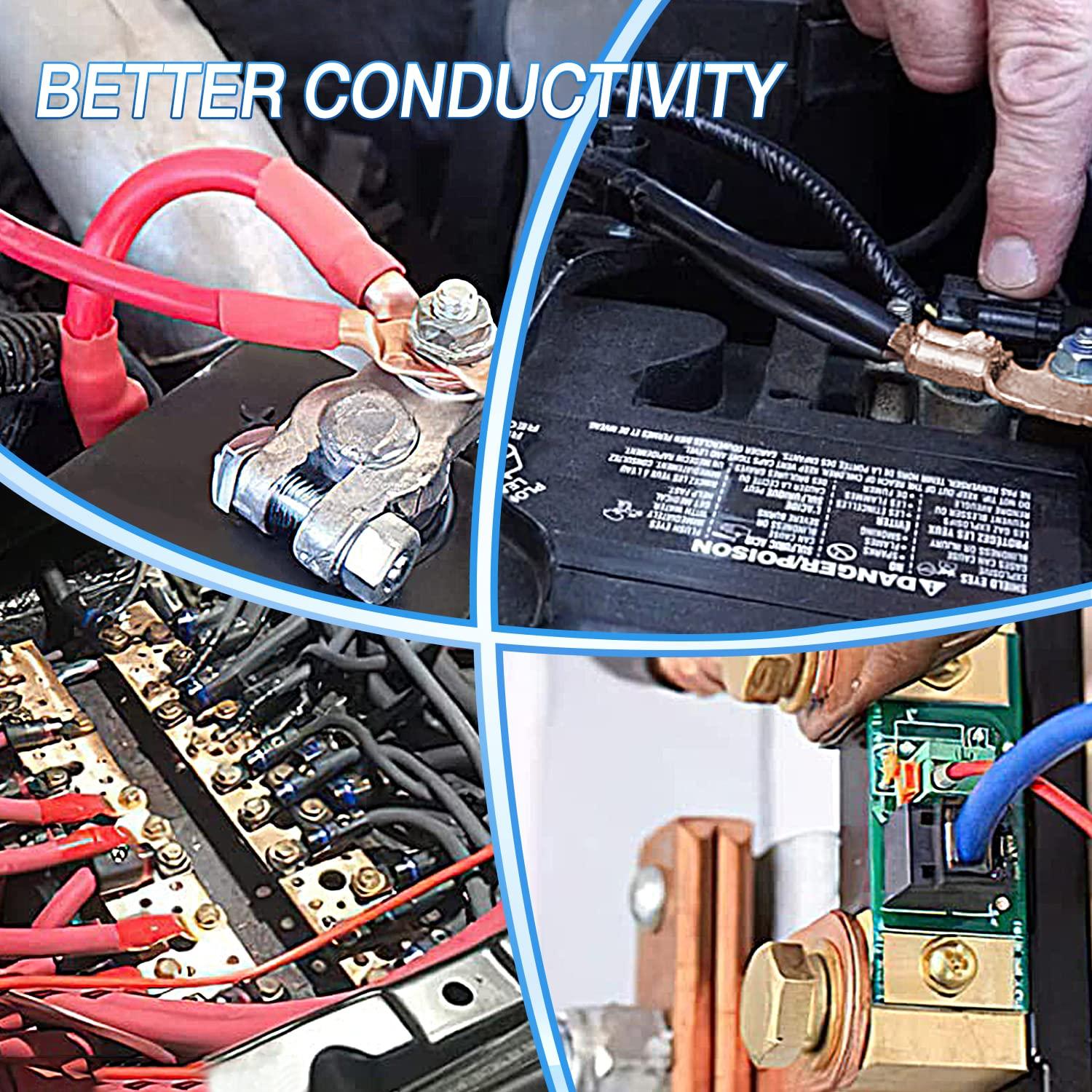 imageNilight  50036R Closed End Crimp Terminal 300 pcs 221616141210 Gauge Nylon Wire Connector Kit2 Years Warranty150PCS Copper Wire Lugs