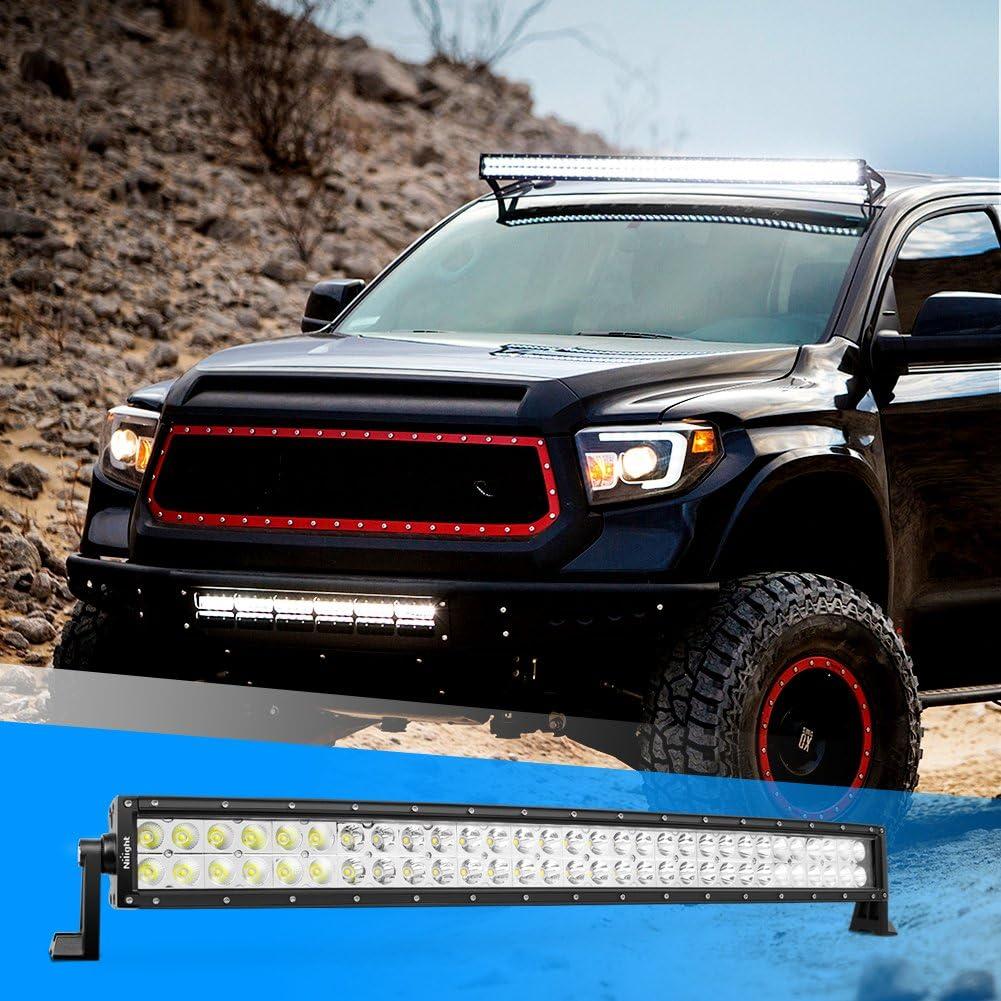imageNilight  70016CA 32quot 180W Curved Spot Flood Combo High Power LED Driving Lamp LED Light Bar Off Road Fog Driving Work Light for SUV Boat Jeep Lamp