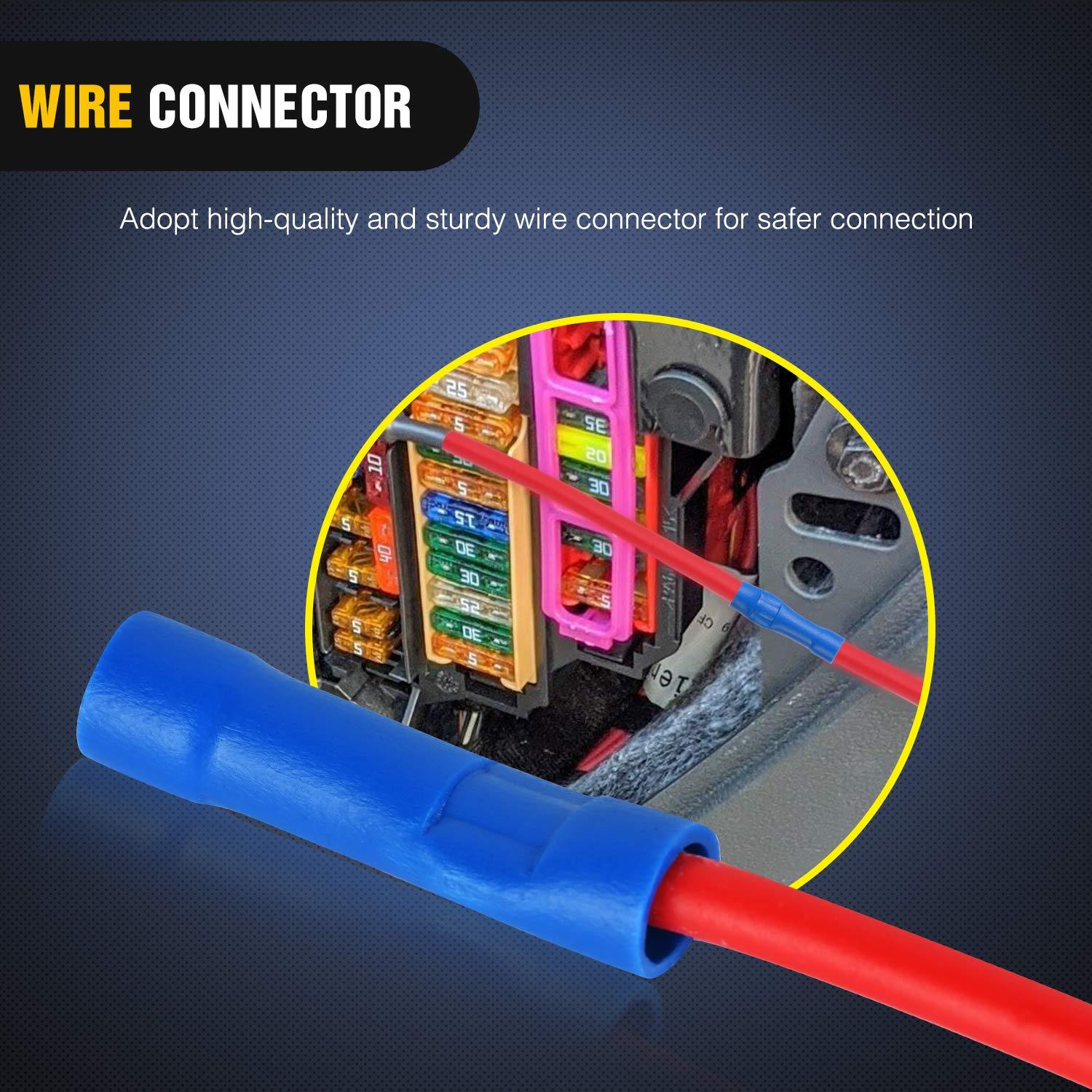 imageNilight 12 Pack 12V Car AddaCircuit Fuse Tap Standard Mini Micro2 and Low Profile Taps 4 Types ATO ATC ATM APM Holder for Cars Trucks Boats12Pack Fuse Holder4 types