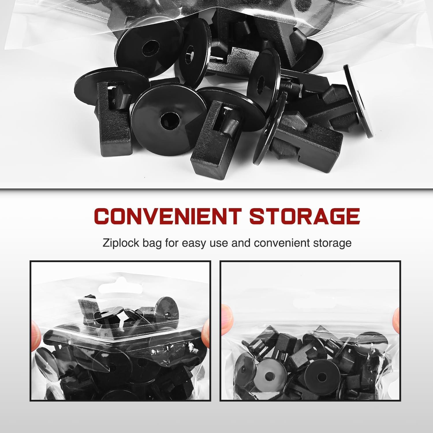 imageNilight 120PCS Car Retainer Clips Fastener Remover 6mm 76mm 8mm 88mm10mm Expansion Screws Replacement Kit Bumper Push Rivet Clips for GM Ford Honda Chrysler 1 PC Fastener Remover121 Clips Tools