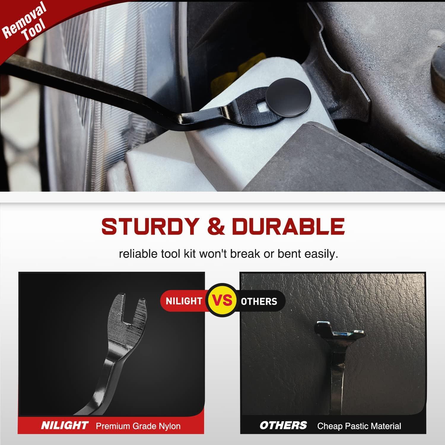 imageNilight 120PCS Car Retainer Clips Fastener Remover 6mm 76mm 8mm 88mm10mm Expansion Screws Replacement Kit Bumper Push Rivet Clips for GM Ford Honda Chrysler 1 PC Fastener RemoverFor Subaru