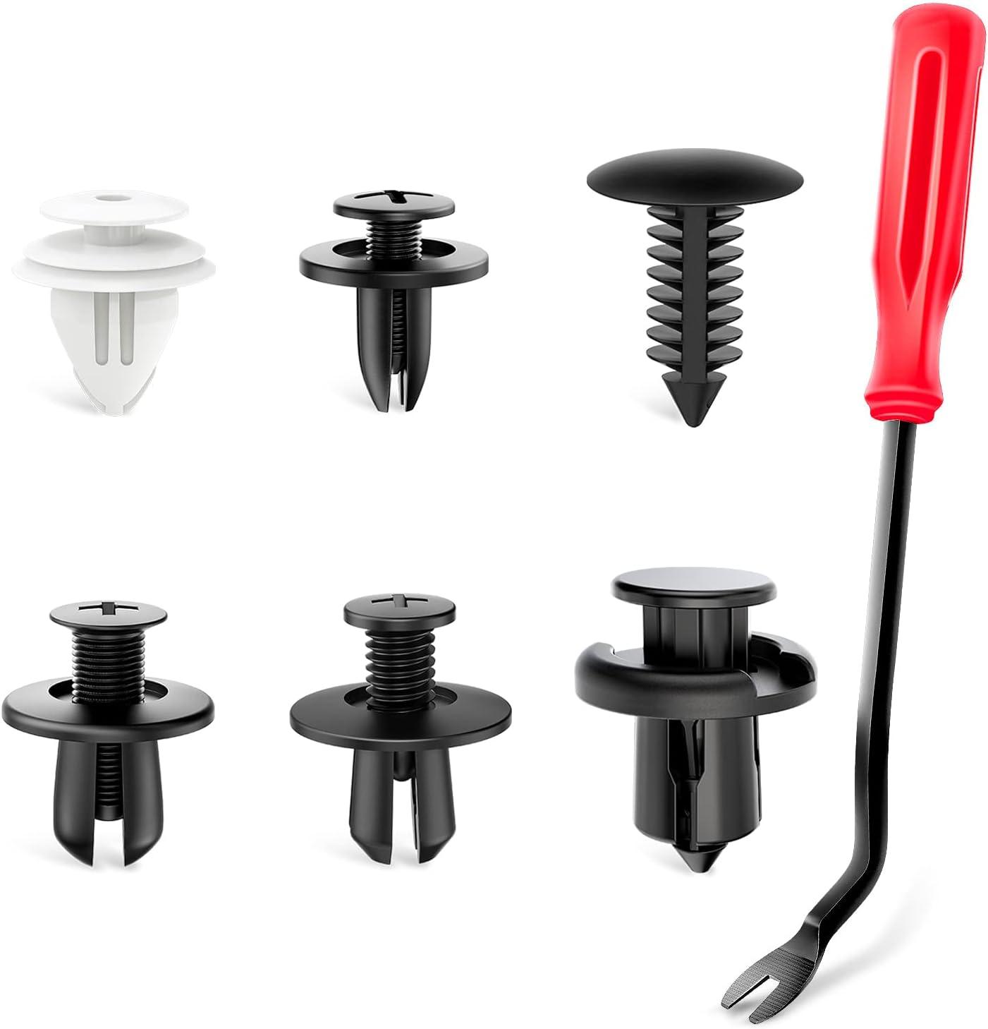 imageNilight 120PCS Car Retainer Clips Fastener Remover 6mm 76mm 8mm 88mm10mm Expansion Screws Replacement Kit Bumper Push Rivet Clips for GM Ford Honda Chrysler 1 PC Fastener RemoverFor GM Ford Honda Chrysler