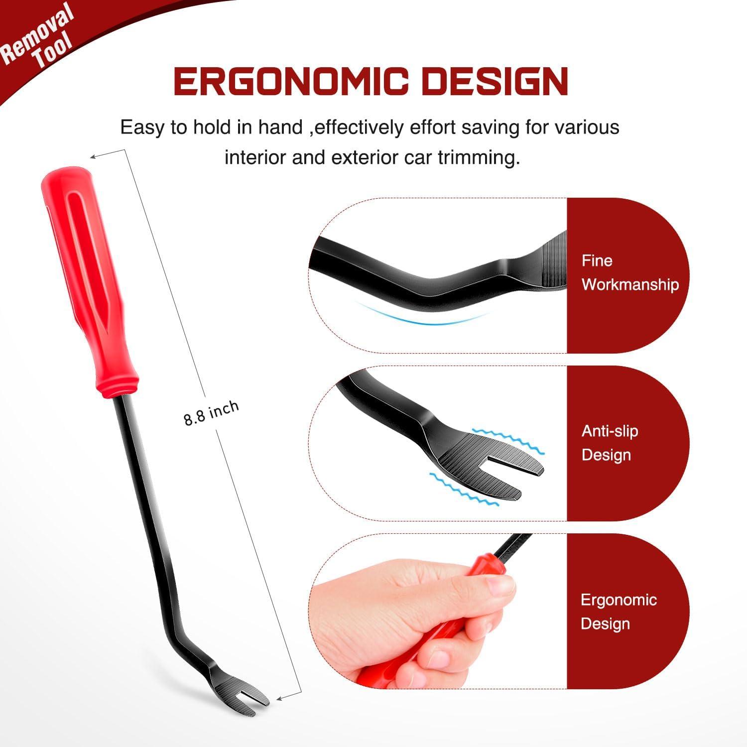 imageNilight 120PCS Car Retainer Clips Fastener Remover 6mm 76mm 8mm 88mm10mm Expansion Screws Replacement Kit Bumper Push Rivet Clips for GM Ford Honda Chrysler 1 PC Fastener Remover61 Clips Tools