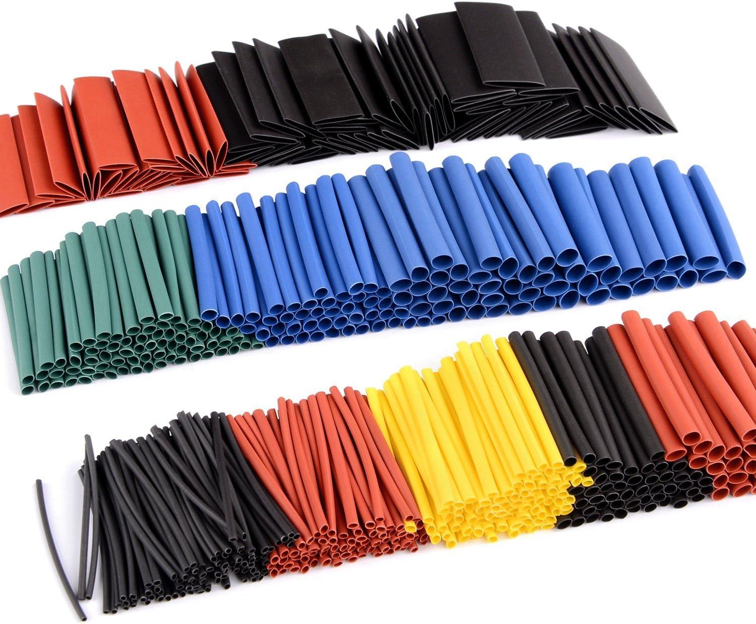 imageNilight 130 Pcs 31 Heat Shrink Tubing Kit Dual Wall Adhesive Sleeve Tube Electrical Wire Cable Wrap Tube Assortment with Storage Case for DIY270Pcs 31 Heat Shrink Tubing