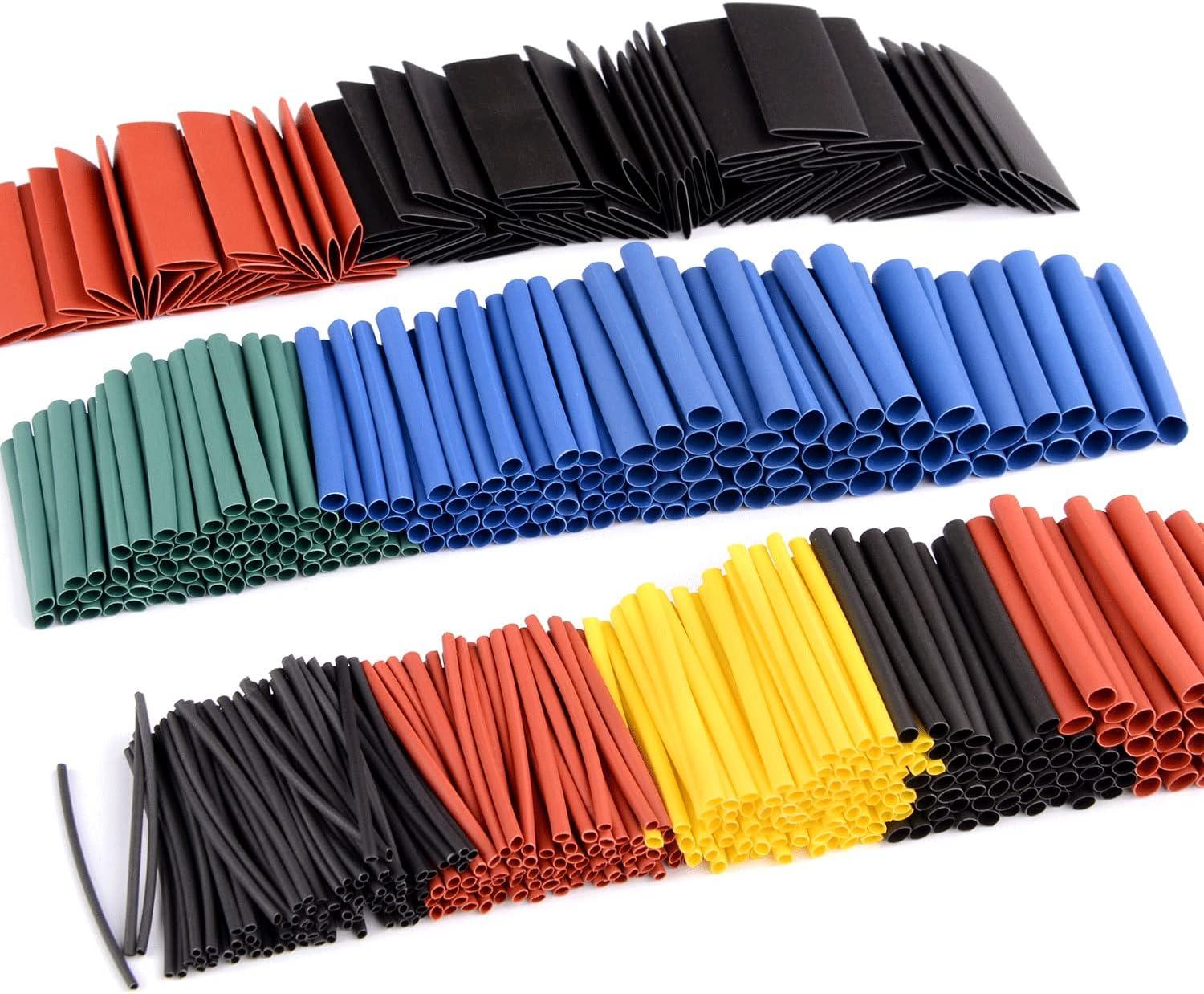 imageNilight 130 Pcs 31 Heat Shrink Tubing Kit Dual Wall Adhesive Sleeve Tube Electrical Wire Cable Wrap Tube Assortment with Storage Case for DIY560Pcs 21 Heat Shrink Tubing