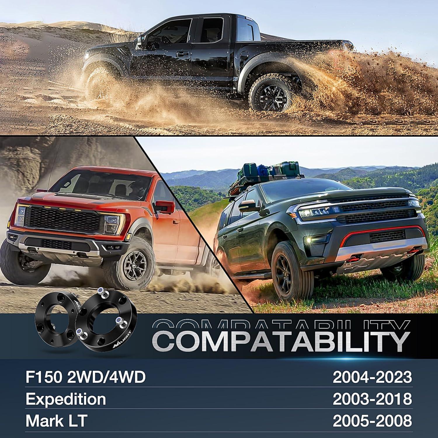 imageNilight 15 inch Front Leveling Lift Kit for Ford F150 2004 2005 2006 2007 2008 2009 2010 2011 2012 2013 2014 2015 2016 2017 2018 2019 2020 2021 2022 2023 Suspension Level Kit