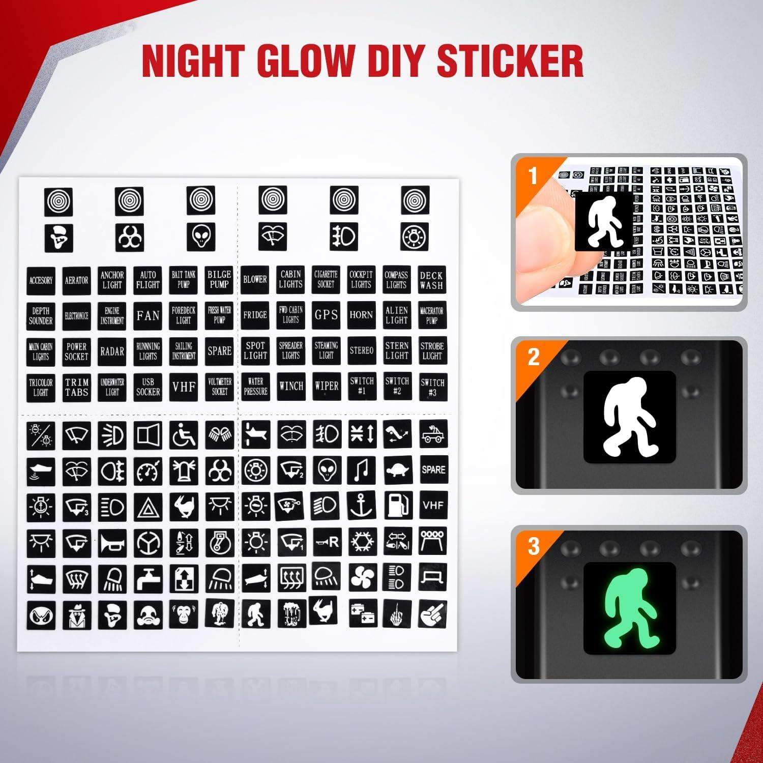 imageNilight 16AWG LED Light Bar Wiring Harness Kit 12V OnOff 3 Gang LED Pod Lights Rocker Switch Panel Power Relay Fuse 5Pin Toggle for Cars Boat ATV Trucks6 Leads3Gang Rocker Switch 16AWG Wiring Harness