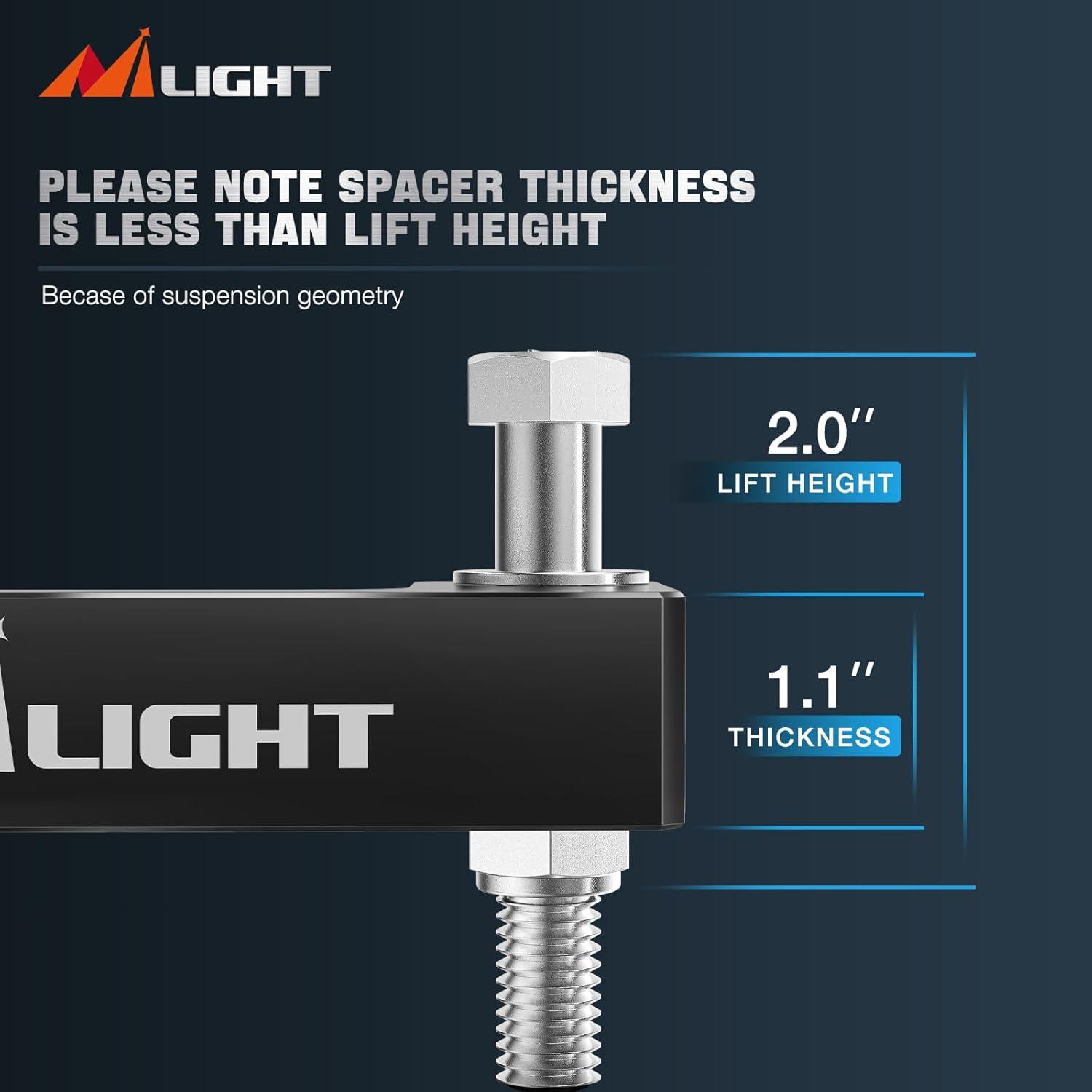 imageNilight 2 Inch Front Leveling Lift Kit for Chevy Avalanche Silverado Suburban 1500 Tahoe Sierra Yukon XL1500 2007 2008 2009 2010 2011 2012 2013 2014 2015 2016 2017 2018 2019 2020 2021 2022 2023