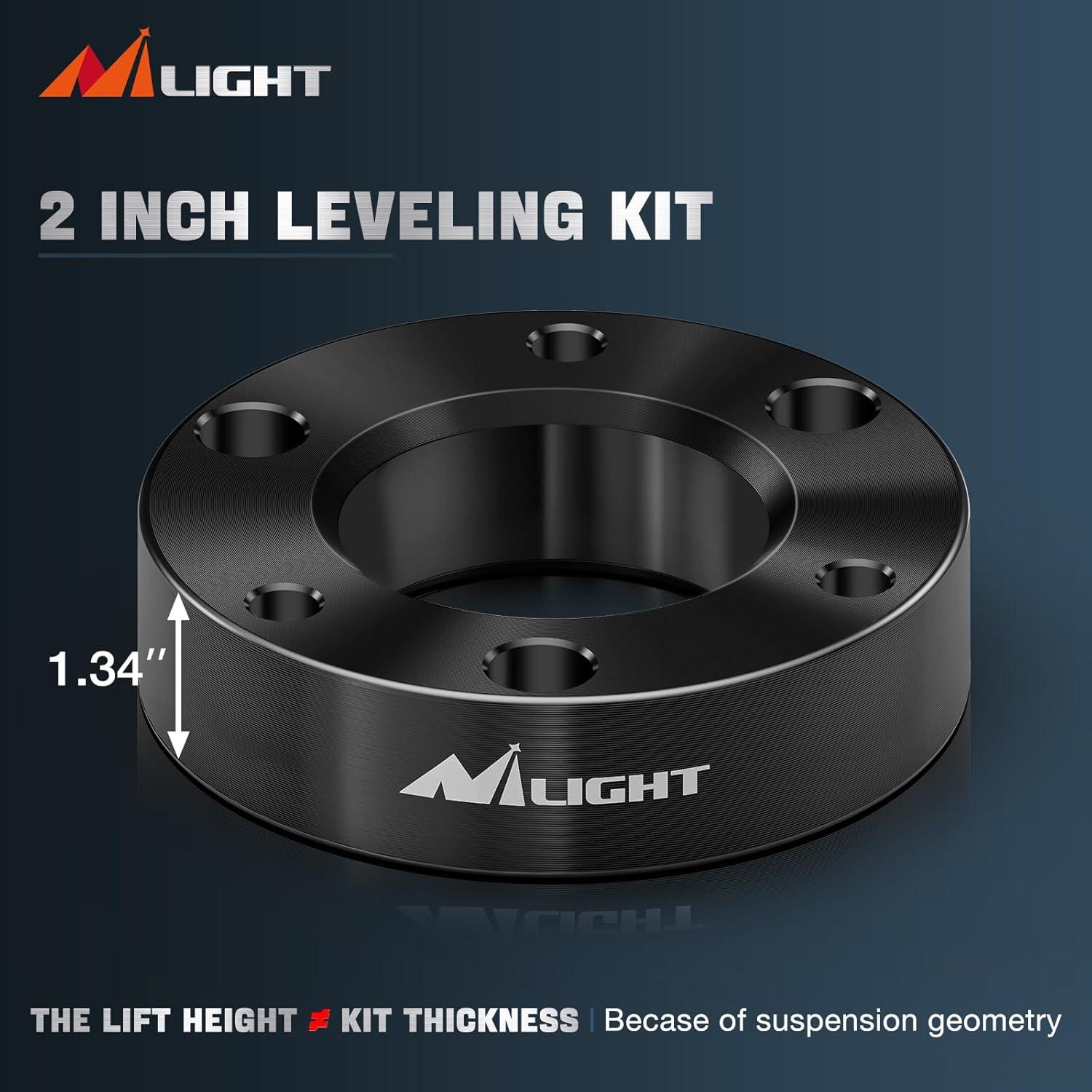 imageNilight 2 inch Front Leveling Lift Kit for Ford F150 2004 2005 2006 2007 2008 2009 2010 2011 2012 2013 2014 2015 2016 2017 2018 2019 2020 2021 2022 2023 Suspension Level Kit