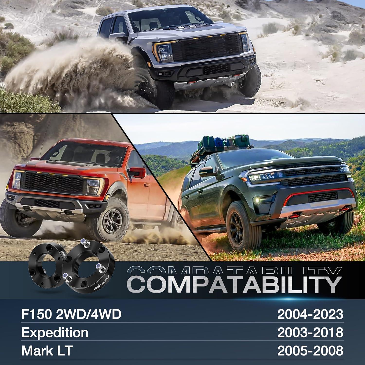 imageNilight 2 inch Front Leveling Lift Kit for Ford F150 2004 2005 2006 2007 2008 2009 2010 2011 2012 2013 2014 2015 2016 2017 2018 2019 2020 2021 2022 2023 Suspension Level Kit