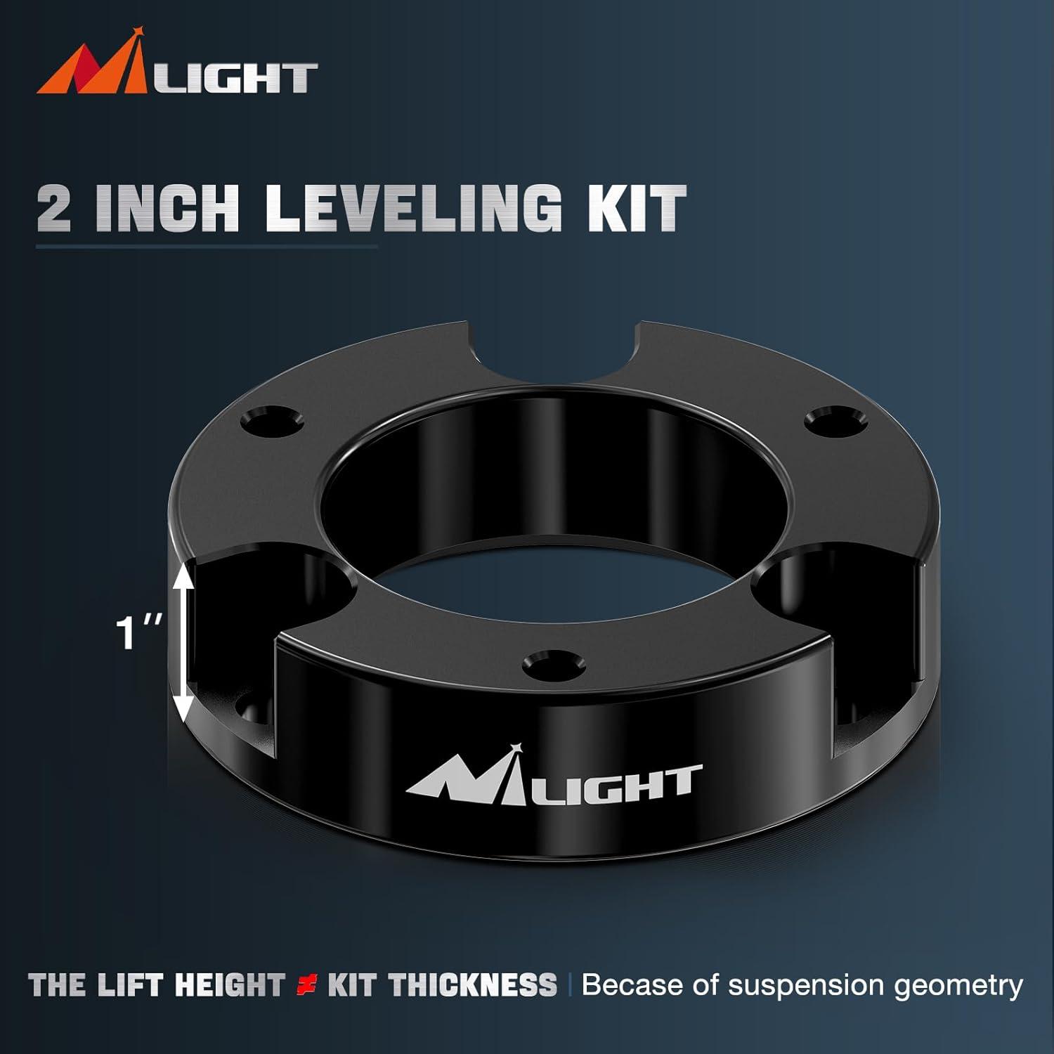 imageNilight 2 inch Tundra Leveling Lift Kit for 1999 2000 2001 2002 2003 2004 2005 2006 TUNDRA 2WD 4WD Front Raise Suspension Strut Spacers