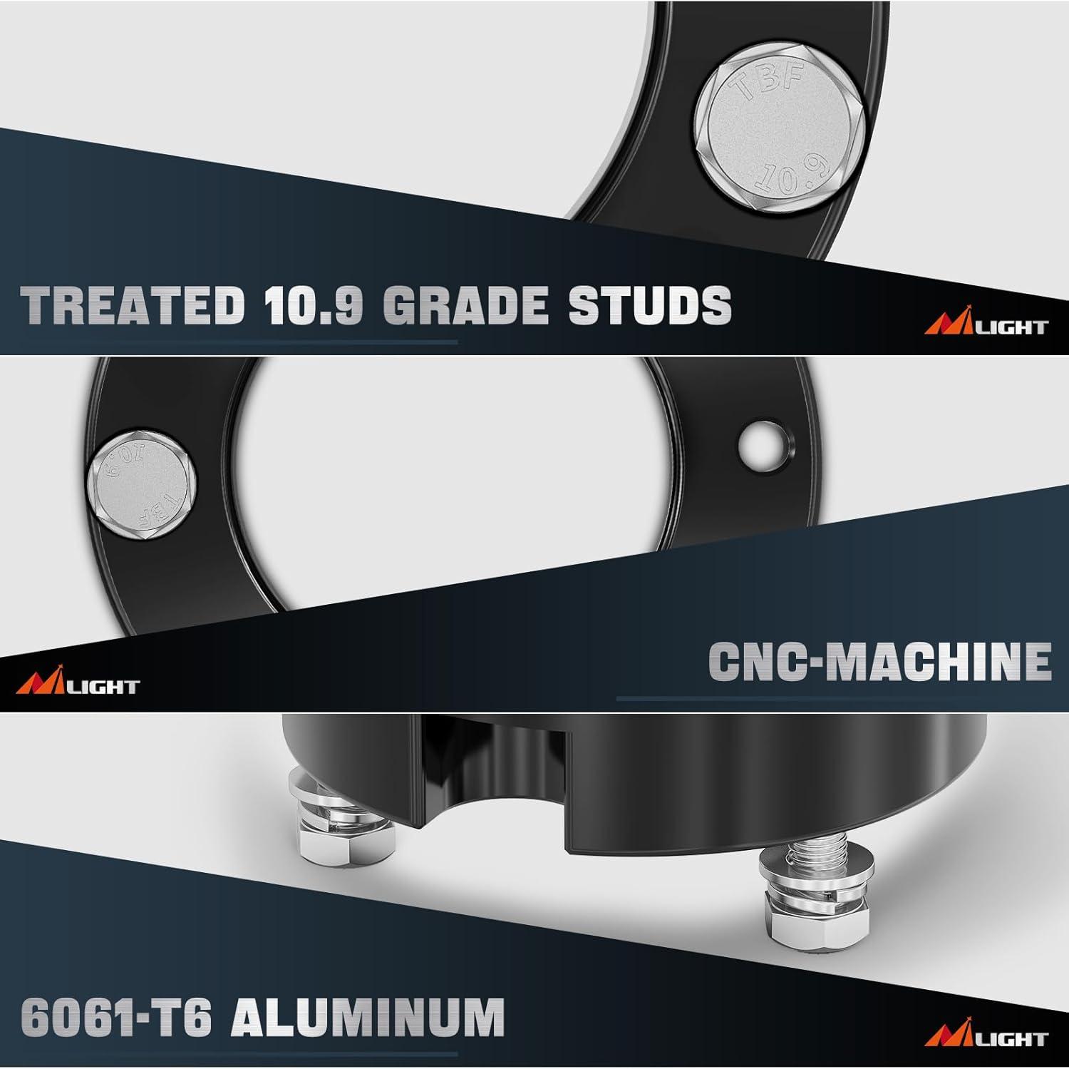 imageNilight 2 inch Tundra Leveling Lift Kit for 4x4 4x2 2007 2008 2009 2010 2011 2012 2013 2014 2015 2016 2017 2018 2019 2020 2021 2022 TUNDRA 2WD 4WD Front Raise Suspension Strut Spacers