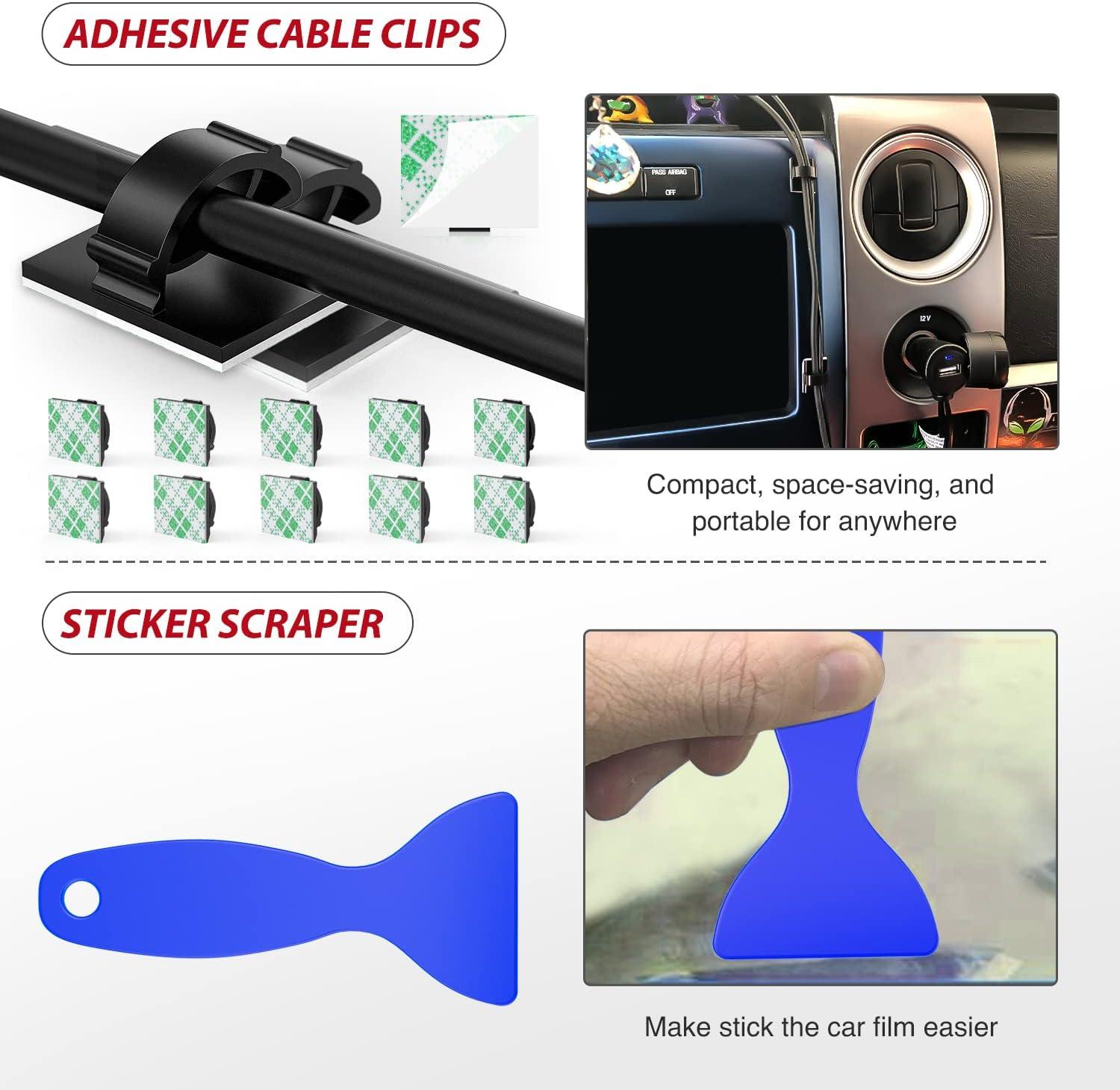 imageNilight 240PCS Bumper Retainer Clips Car Plastic Rivets Fasteners Remover Push Retainer Kit Door Trim Panel Clips for Toyota GM Ford Honda Acura Chrysler2 Years Warranty88 Clips Tools Blue