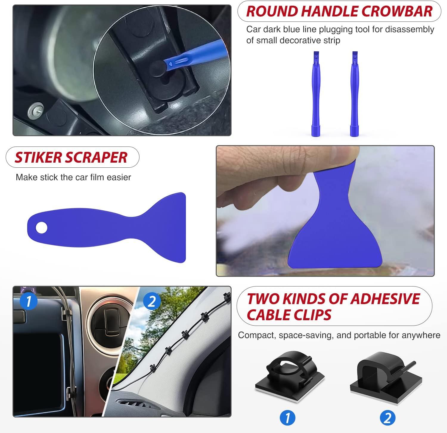 imageNilight 240PCS Bumper Retainer Clips Car Plastic Rivets Fasteners Remover Push Retainer Kit Door Trim Panel Clips for Toyota GM Ford Honda Acura Chrysler2 Years Warranty200 Clips Tools Red