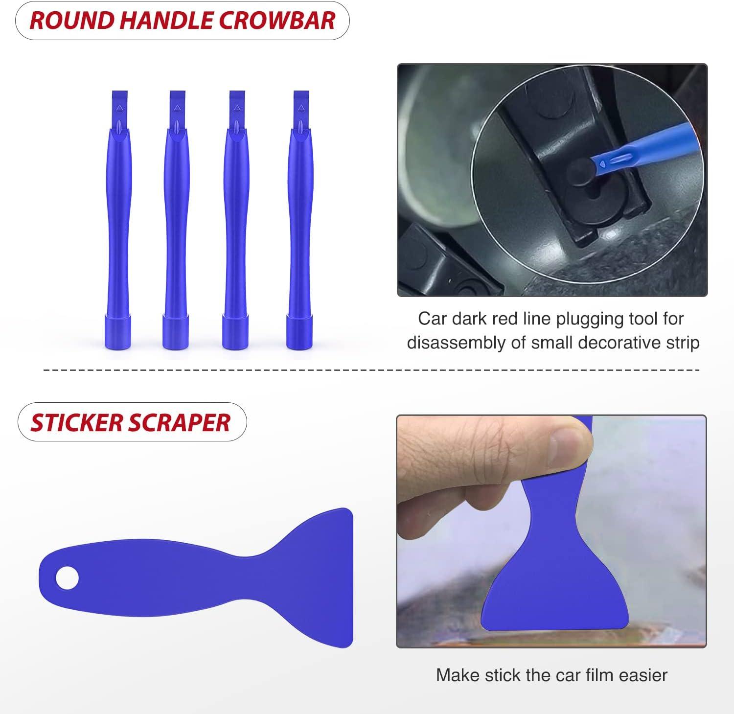 imageNilight 240PCS Bumper Retainer Clips Car Plastic Rivets Fasteners Remover Push Retainer Kit Door Trim Panel Clips for Toyota GM Ford Honda Acura Chrysler2 Years Warranty102 Clips Tools Red