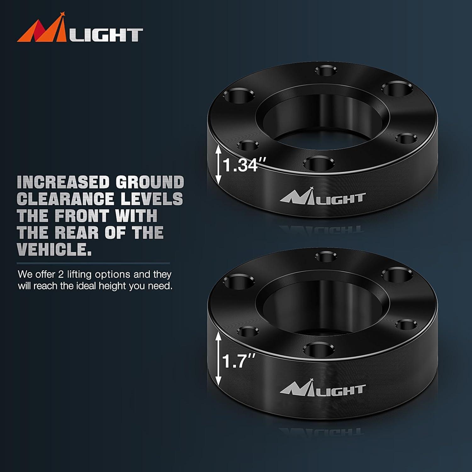 imageNilight 25quot Front Leveling Lift Kit for Chevy Silverado 1500GMC Sierra 1500 2007 2008 2009 2010 2011 2012 2013 2014 2015 2016 2017 2018 2019 2020 2021 2022 2023