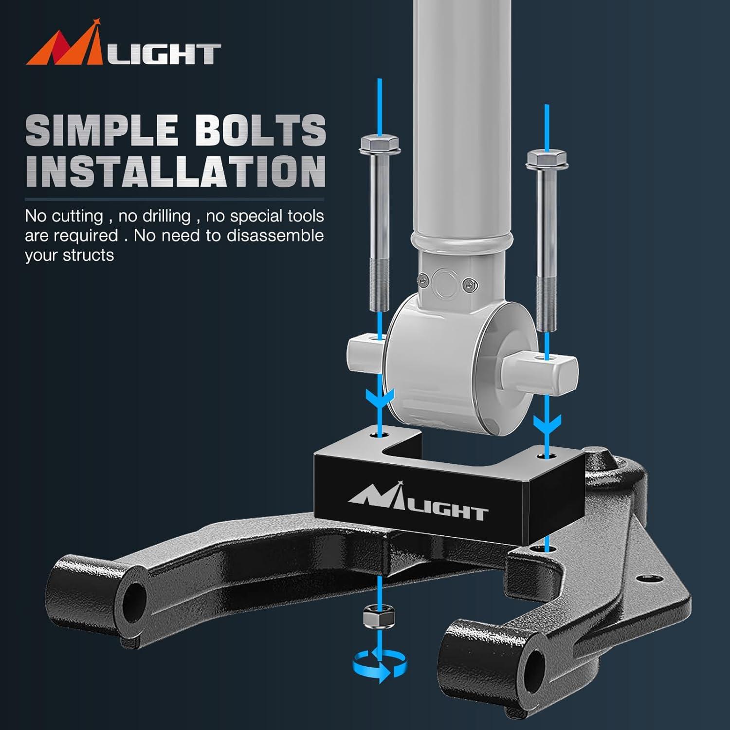 imageNilight 25quot Leveling Kit for Chevy Avalanche Silverado Suburban 1500 Tahoe Sierra Yukon XL1500 2007 2008 2009 2010 2011 2012 2013 2014 2015 2016 2017 2018 2019 2020 2021 2022 2023