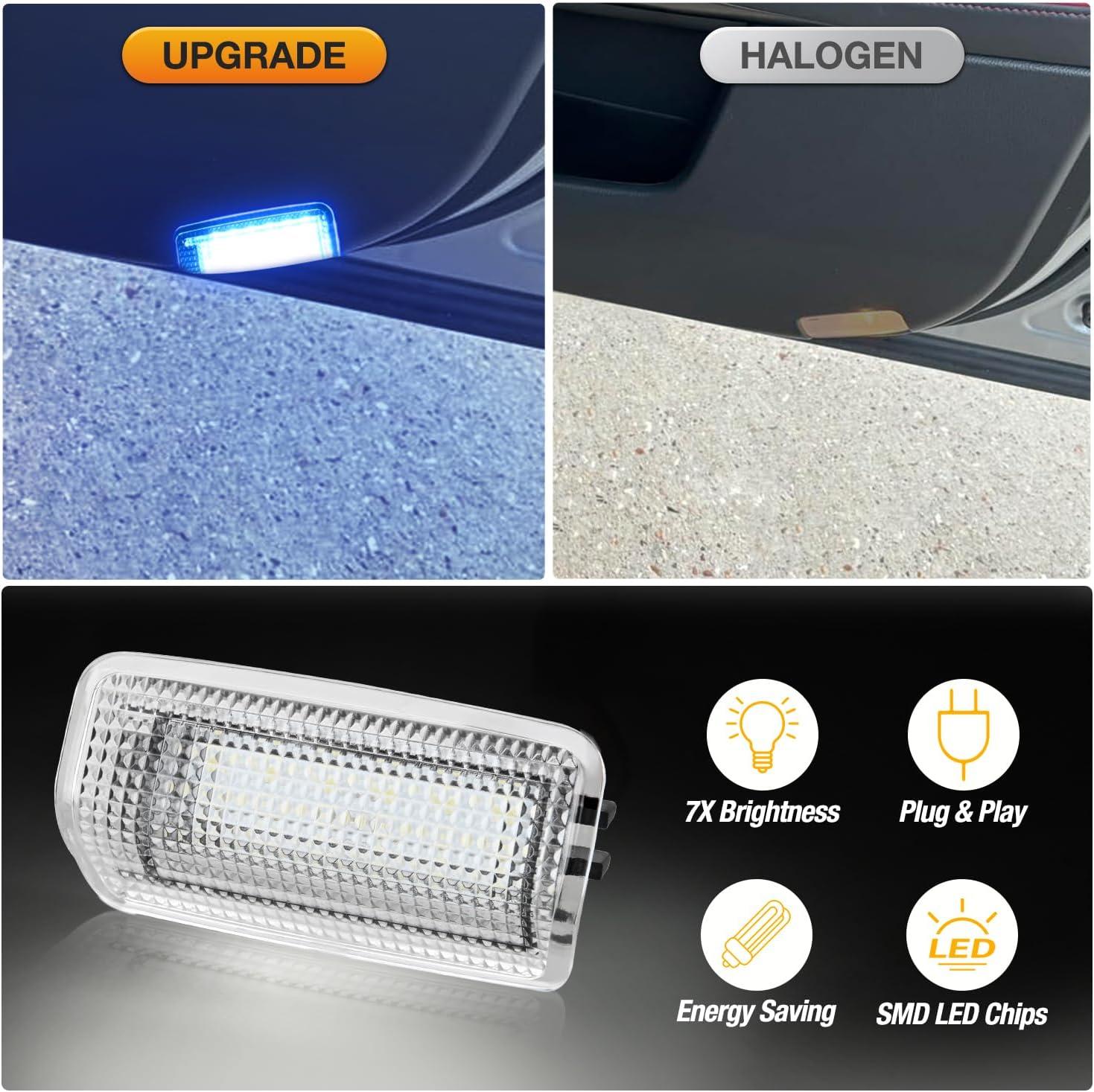 imageNilight 2PCS LED Interior Door Panel Light Courtesy Warning Lights Aqua Beam Plug and Play for Toyota Avalon Sienna Venza Camry Prius 4Runner Lexus IS ES GS LS RX GX LXAqua