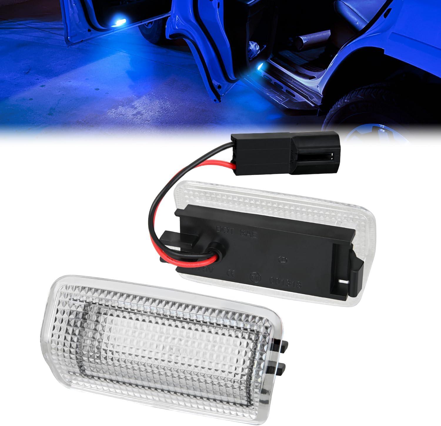 imageNilight 2PCS LED Interior Door Panel Light Courtesy Warning Lights Aqua Beam Plug and Play for Toyota Avalon Sienna Venza Camry Prius 4Runner Lexus IS ES GS LS RX GX LXBlue
