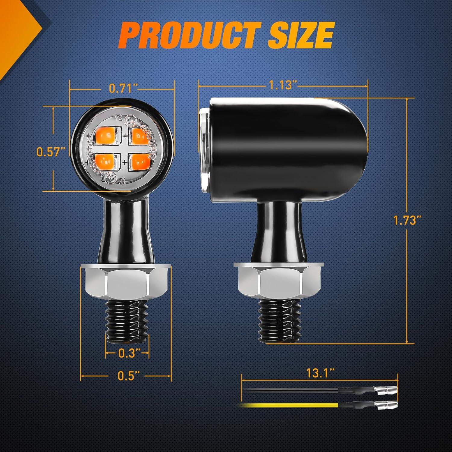 imageNilight 2PCS Trailer Tail Light Kit 40 LED Running Brake Turn Signals Reverse lights Waterproof for 1030V Truck RV UTV Camper Van BoatMotorcycle Turn Signal Light Amber