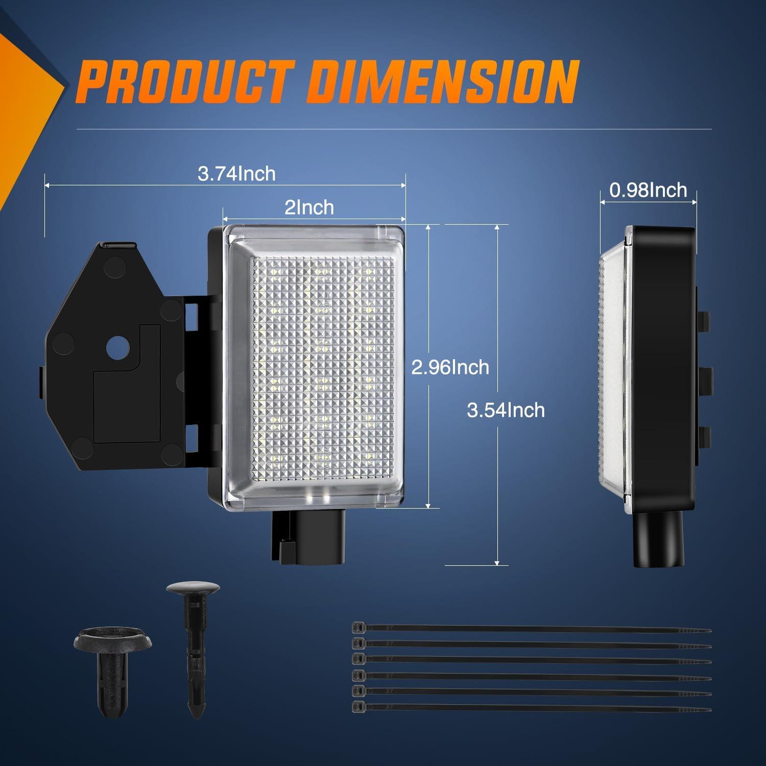 imageNilight 2pcs Under Hood Light Strip 42LED Waterproof Underhood Work Light with OnOff Switch Blade Fuse Engine Bay Repair Light White 12V for Car Truck SUVfor Ram Dakota Charger  Wrangler Grand Cherokee