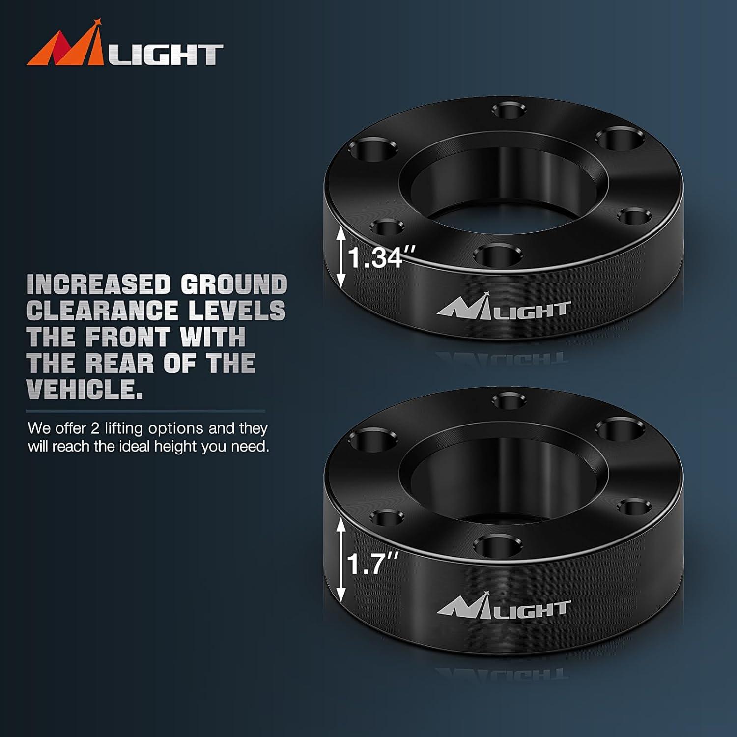 imageNilight 2quot Front Leveling Lift Kit for Chevy Silverado 1500GMC Sierra 1500 2007 2008 2009 2010 2011 2012 2013 2014 2015 2016 2017 2018 2019 2020 2021 2022 2023Chevy Silverado 1500GMC Sierra 20072024