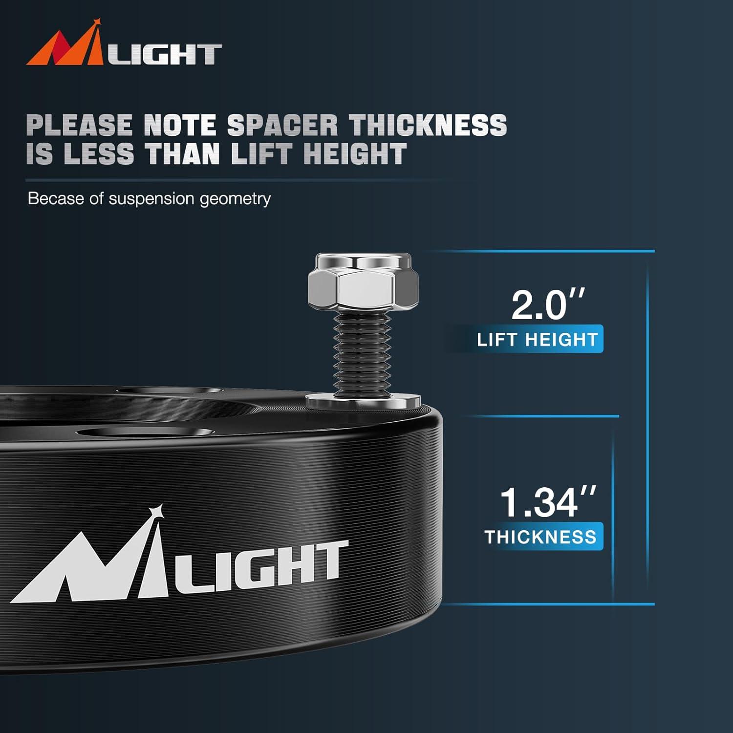 imageNilight 2quot Front Leveling Lift Kit for Chevy Silverado 1500GMC Sierra 1500 2007 2008 2009 2010 2011 2012 2013 2014 2015 2016 2017 2018 2019 2020 2021 2022 2023Chevy Silverado 1500GMC Sierra 20072024