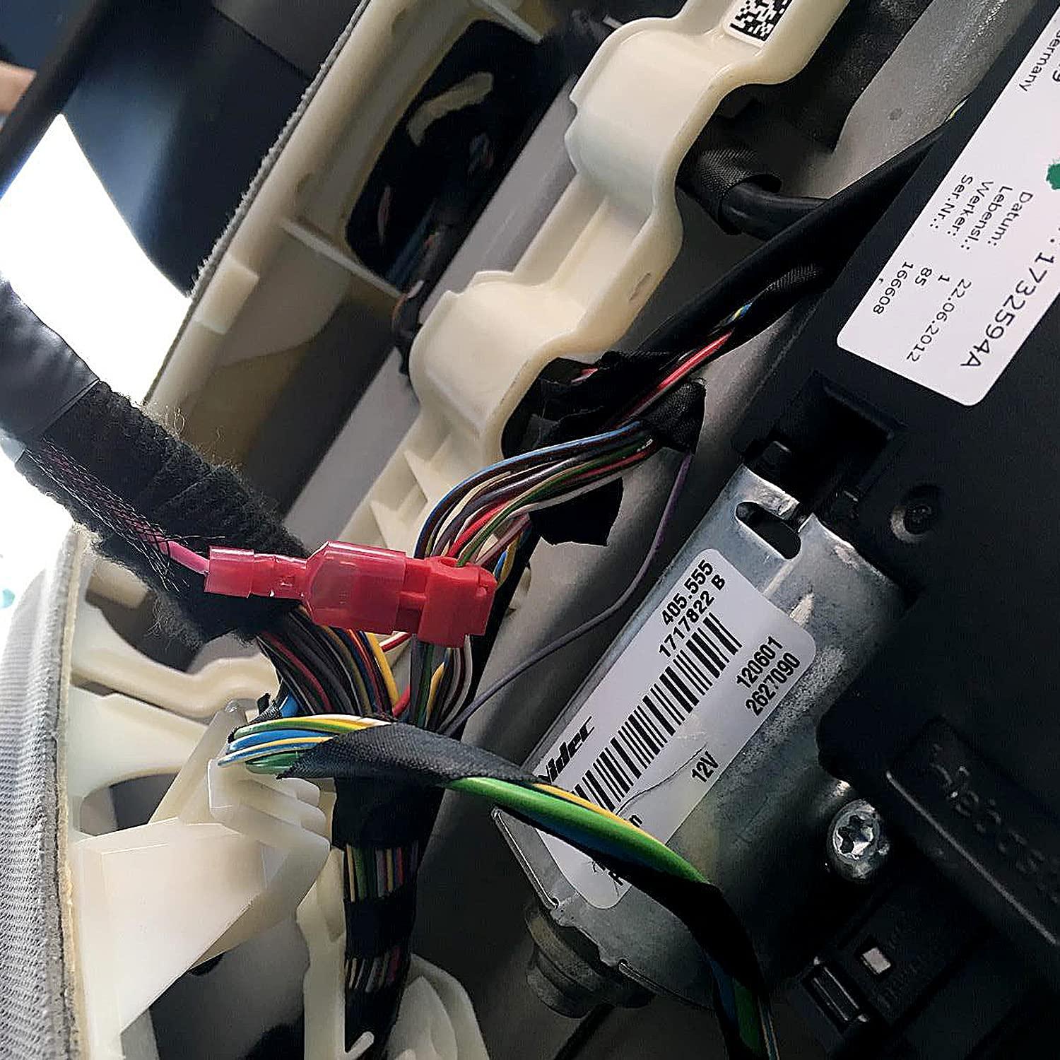 imageNilight 360PCS TTap Wire Connectors SelfStripping Quick Splice Electrical Terminals Insulated Male Disconnect Spade Assortment Kit with Storage Case120 Pcs