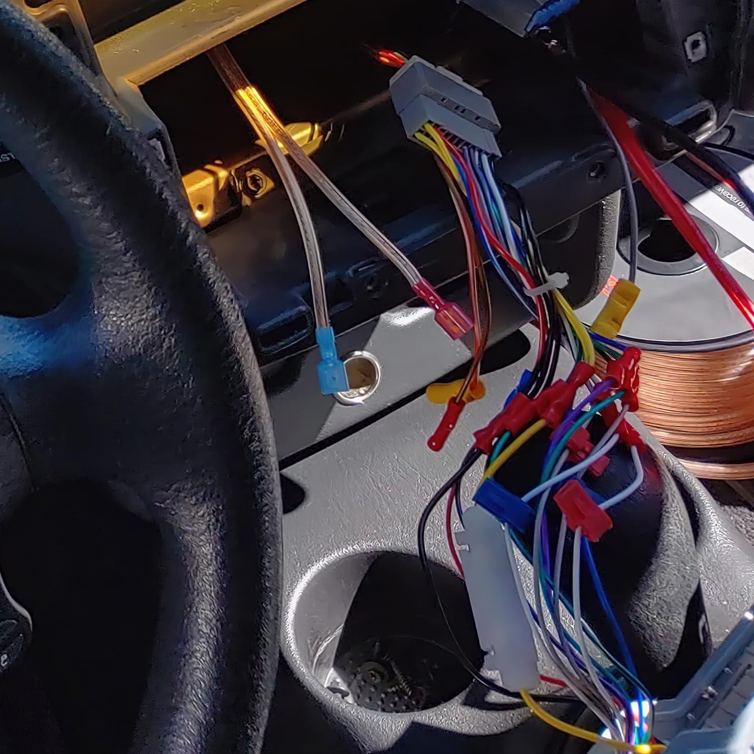 imageNilight 360PCS TTap Wire Connectors SelfStripping Quick Splice Electrical Terminals Insulated Male Disconnect Spade Assortment Kit with Storage Case120Pcs 1614AWG