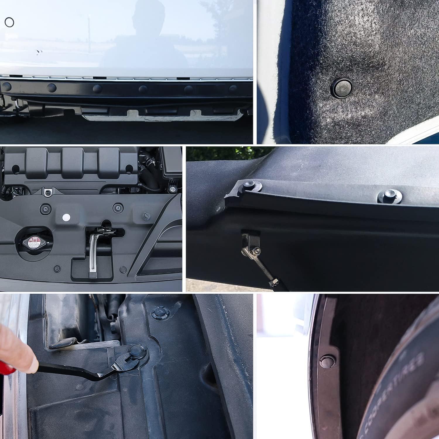 imageNilight 360Pcs Car Retainer Clips Fastener Remover Kit  18 Most Popular Sizes Auto Push Pin Rivets for Benz BMW Toyota Honda Subaru Nissan Mazda2 Years Warranty