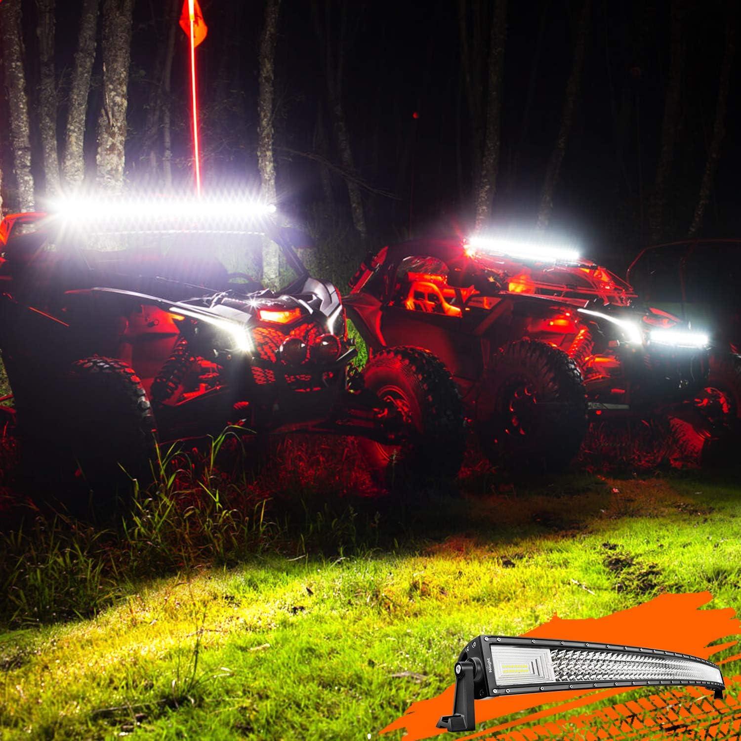 imageNilight 36W LED Light Bar Spot LED Lights Led Bar Driving Fog Light Off Road Lights52Inch 300W Curved Lights