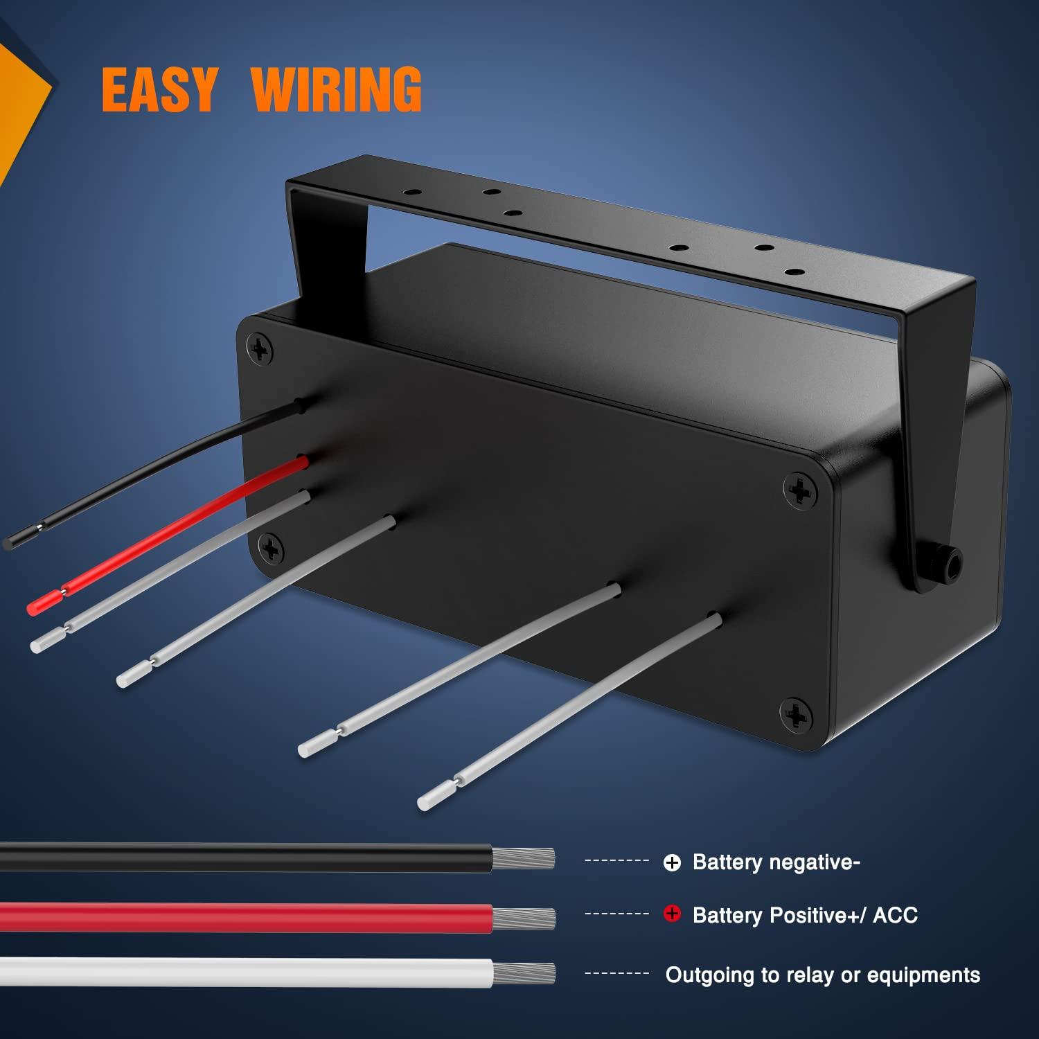 imageNilight 4 Gang Rocker Switch Panel with QC30 Dual USB Charger Voltmeter Waterproof and Night Glow Stickers 12V24V DC for Cars Trucks Boats RVDual USB Box Blue