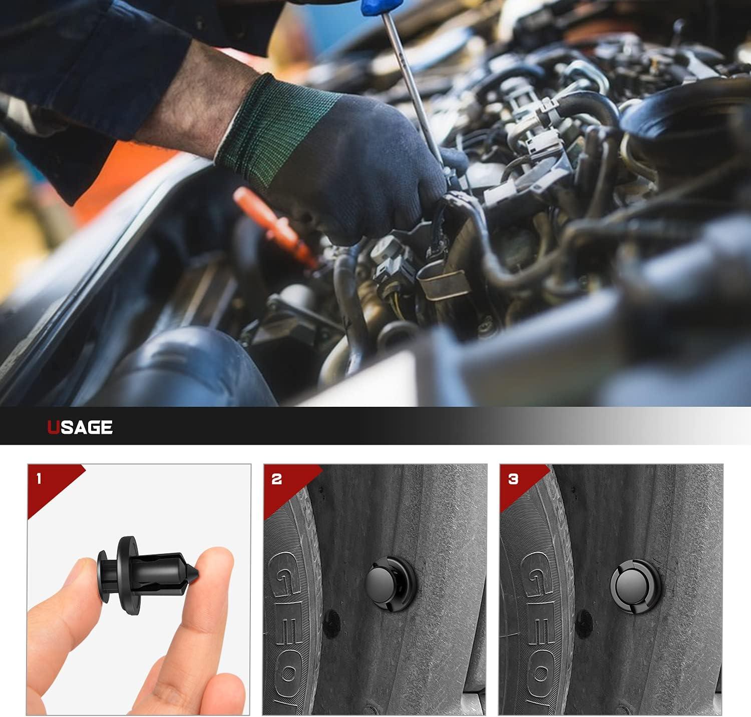 imageNilight 415 Pcs Car Retainer Clips ampamp Fastener Remover  18 Most Popular Sizes Auto Push Pin Rivets Set Door Trim Panel Compatible with GM Ford Toyota Honda Chrysler2 Years Warranty CL19150Pcs Clips  Remover