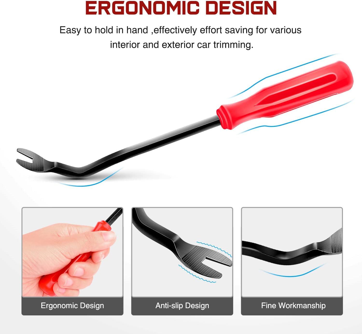 imageNilight 415 Pcs Car Retainer Clips ampamp Fastener Remover  18 Most Popular Sizes Auto Push Pin Rivets Set Door Trim Panel Compatible with GM Ford Toyota Honda Chrysler2 Years Warranty CL19189Pcs Clips Remover