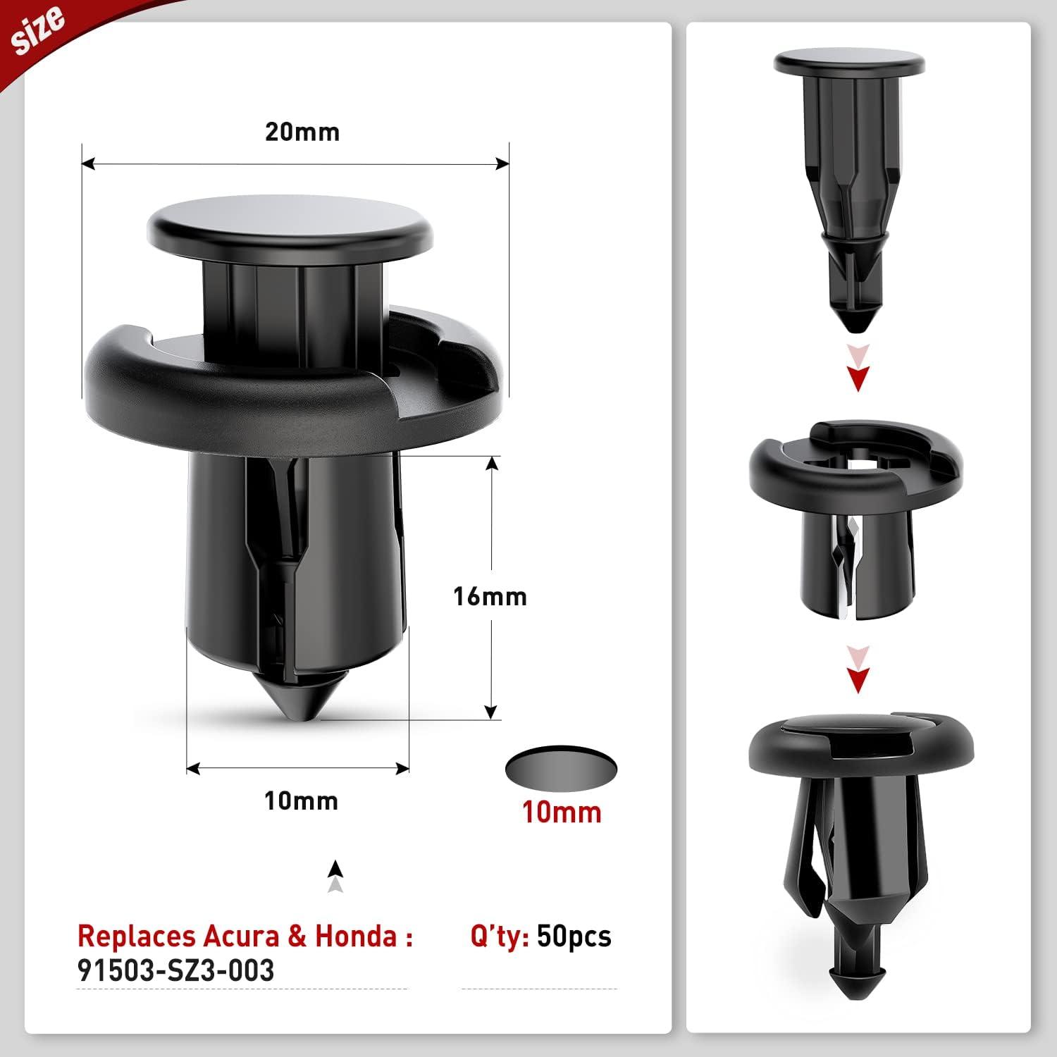 imageNilight 415 Pcs Car Retainer Clips ampamp Fastener Remover  18 Most Popular Sizes Auto Push Pin Rivets Set Door Trim Panel Compatible with GM Ford Toyota Honda Chrysler2 Years Warranty CL19150Pcs Clips  Remover