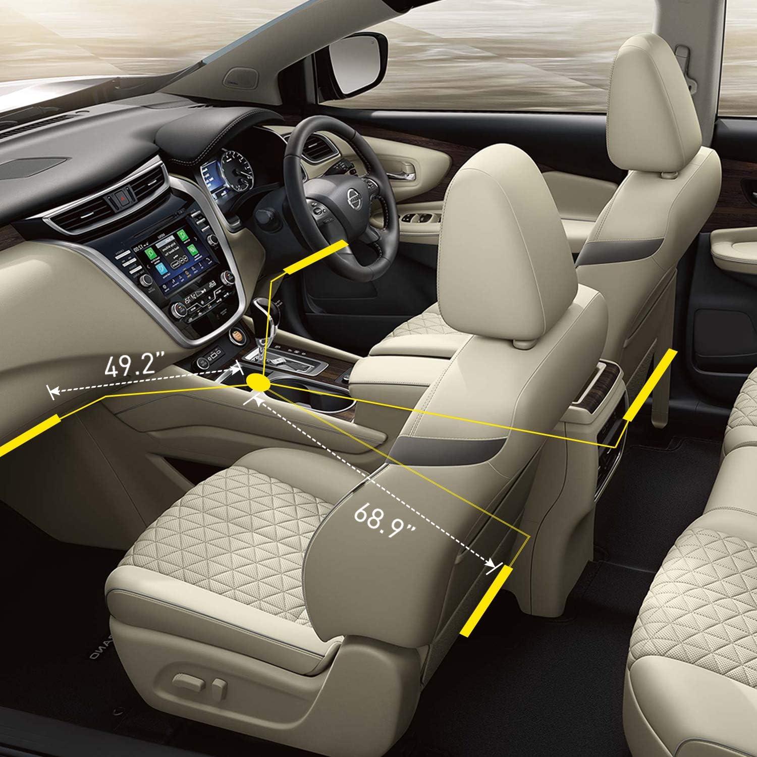 imageNilight 48 LEDs DC 5V Multicolor Music Car Strip Light Under Dash Lighting Kit with Sound Active Function and Wireless Remote Control 2 Years Warranty 4PCS USB Interior Lights4PCS USB Interior Lights