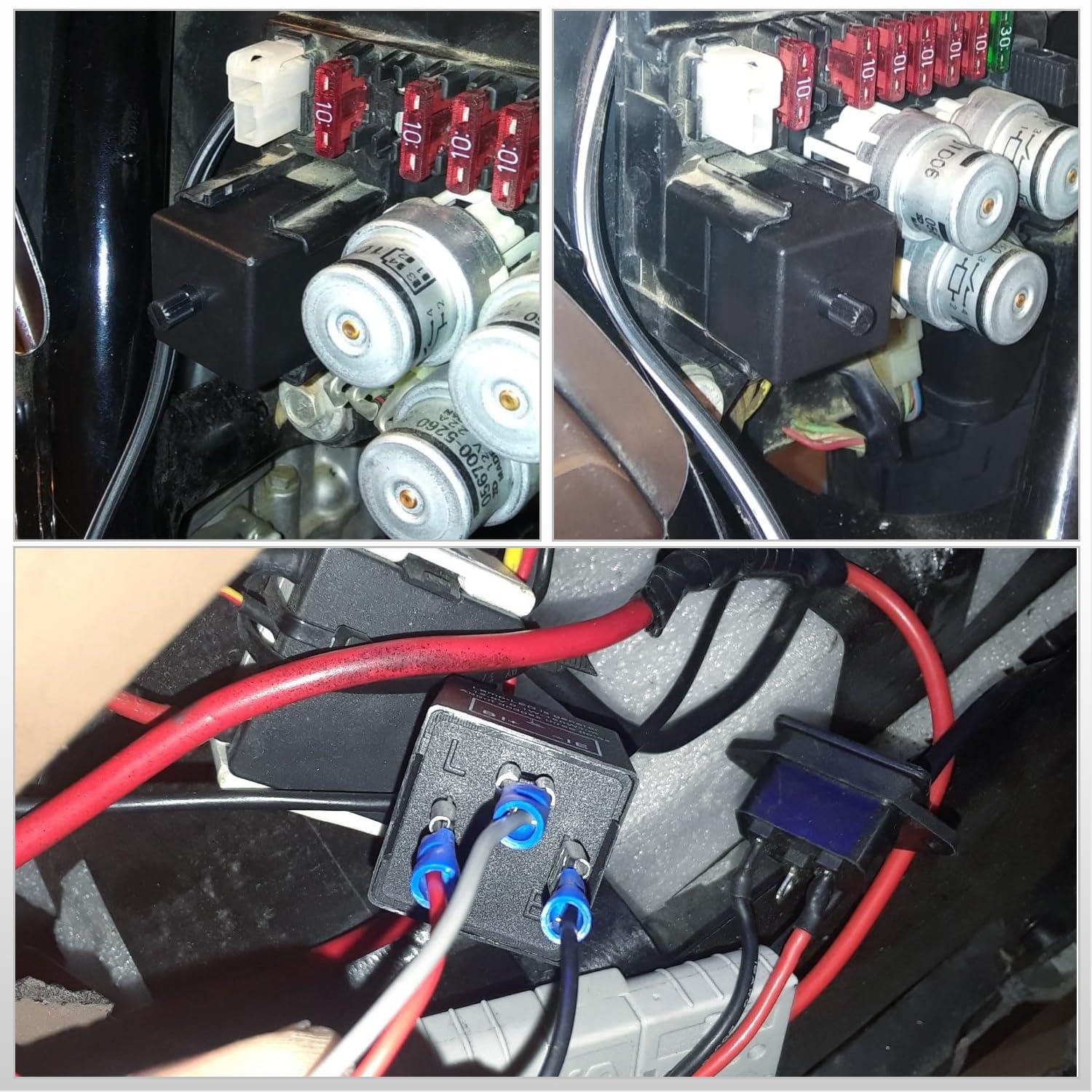 imageNilight 4PCS Flasher Relay Adjustable 3 Pin CF13 JL02 Electronic Blinker Relay 12V 150W Fixes Car Turn Signal and Hazard Warn Hyper Blink Flash or No Flash for LED and Halogen Bulbs 2 Years Warranty4 Pin Blinker Relay