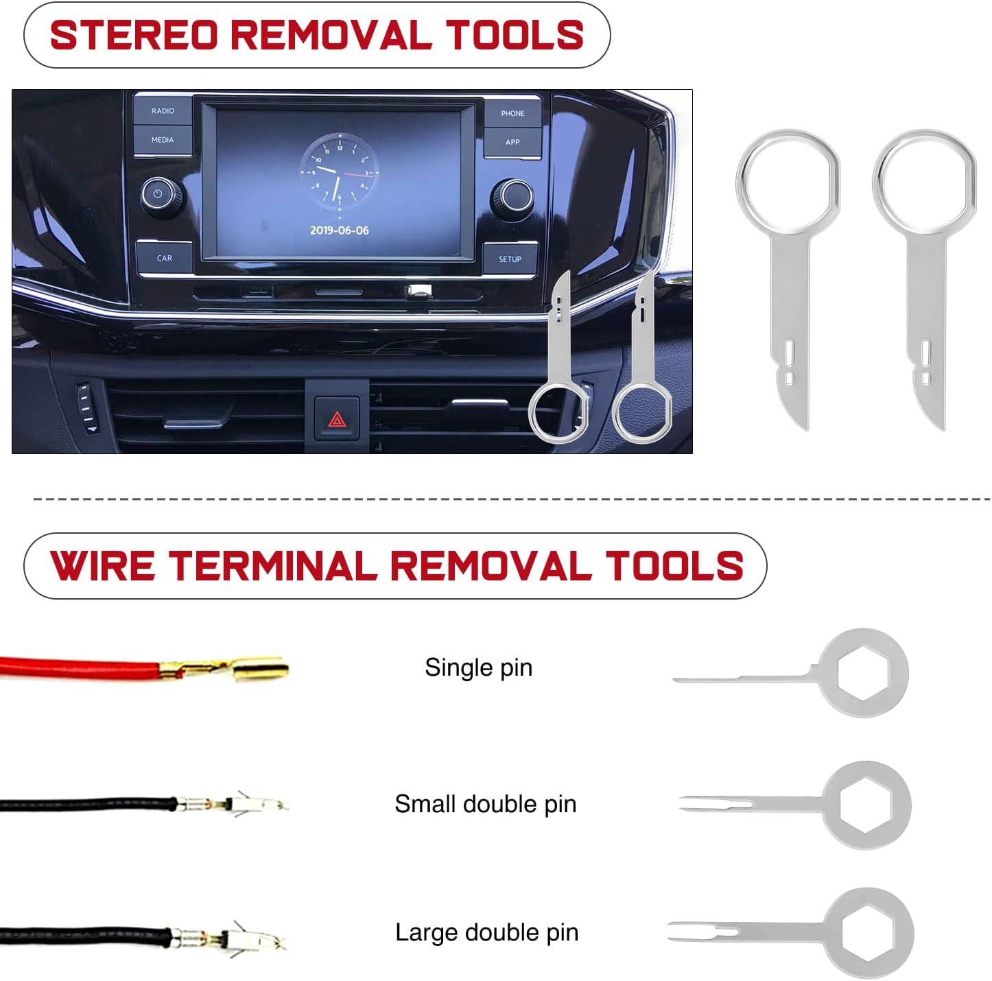 imageNilight 5PCS Auto Trim Removal Tool Set for Car Audio Dash Panel Window Molding Fastener Remover Tool KitBlue