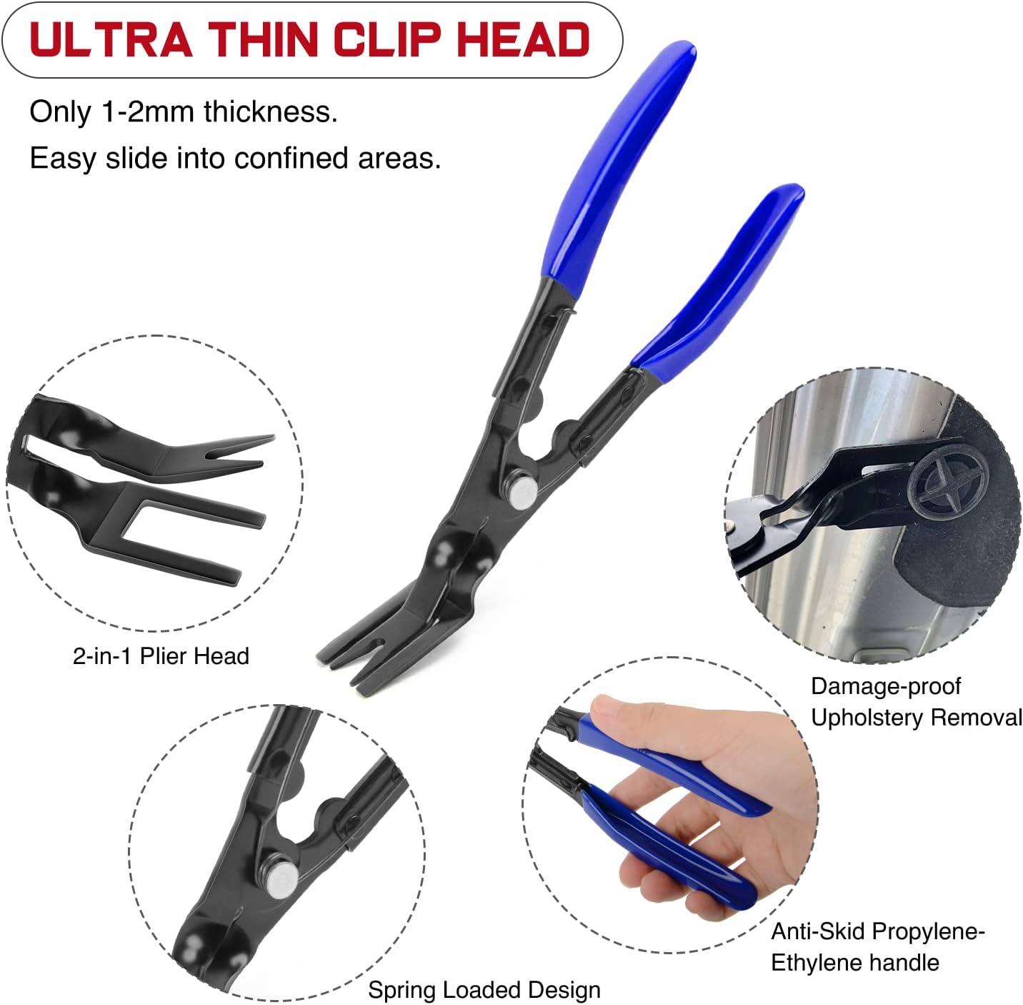 imageNilight 5PCS Auto Trim Removal Tool Set for Car Audio Dash Panel Window Molding Fastener Remover Tool KitBlue