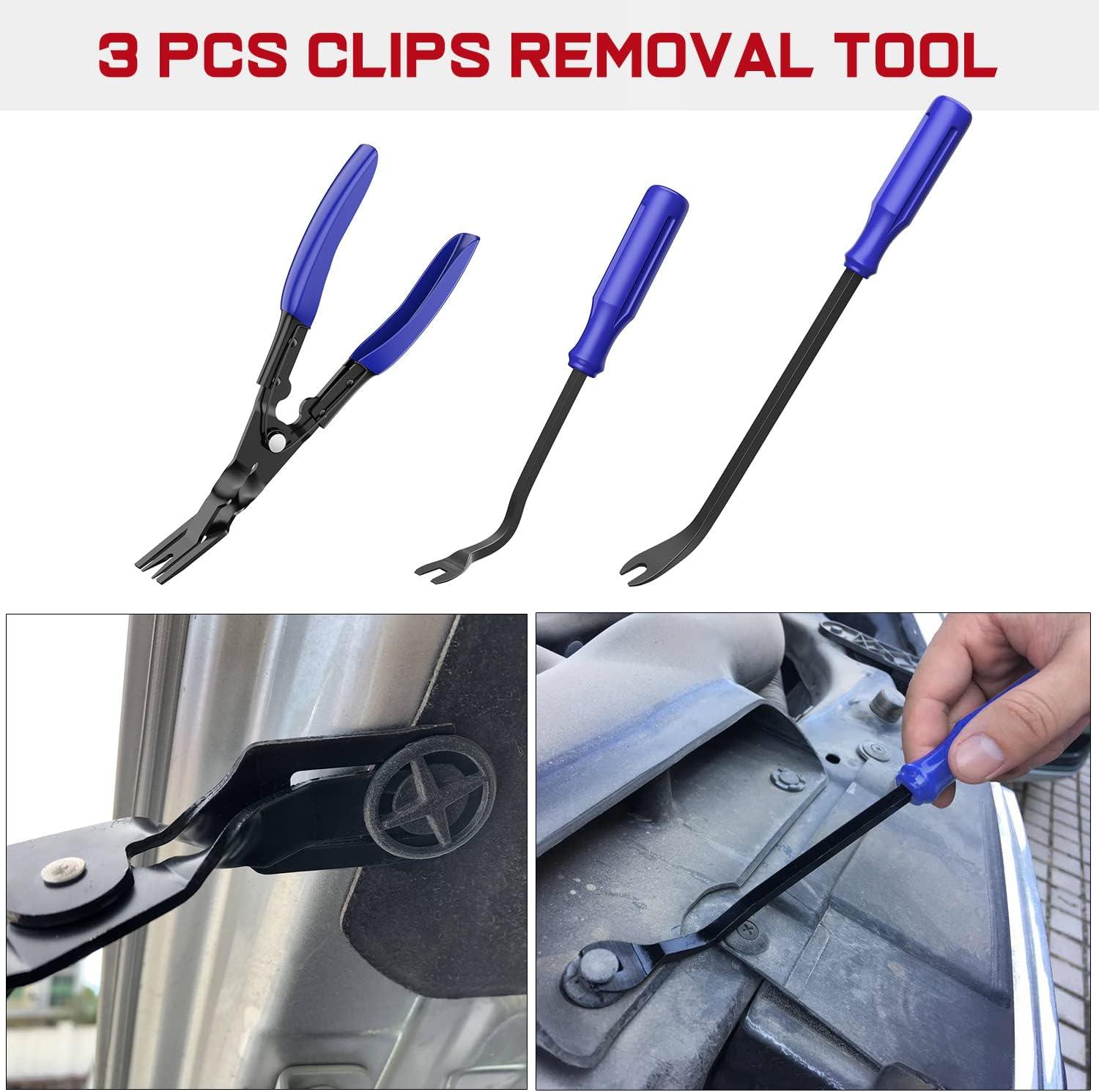 imageNilight 5PCS Auto Trim Removal Tool Set for Car Audio Dash Panel Window Molding Fastener Remover Tool KitBlue