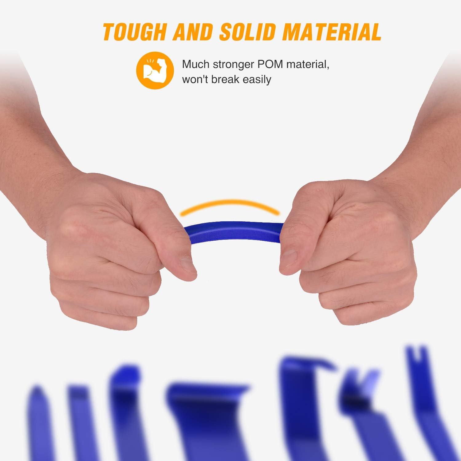 imageNilight 5PCS Auto Trim Removal Tool Set for Car Audio Dash Panel Window Molding Fastener Remover Tool KitBlue