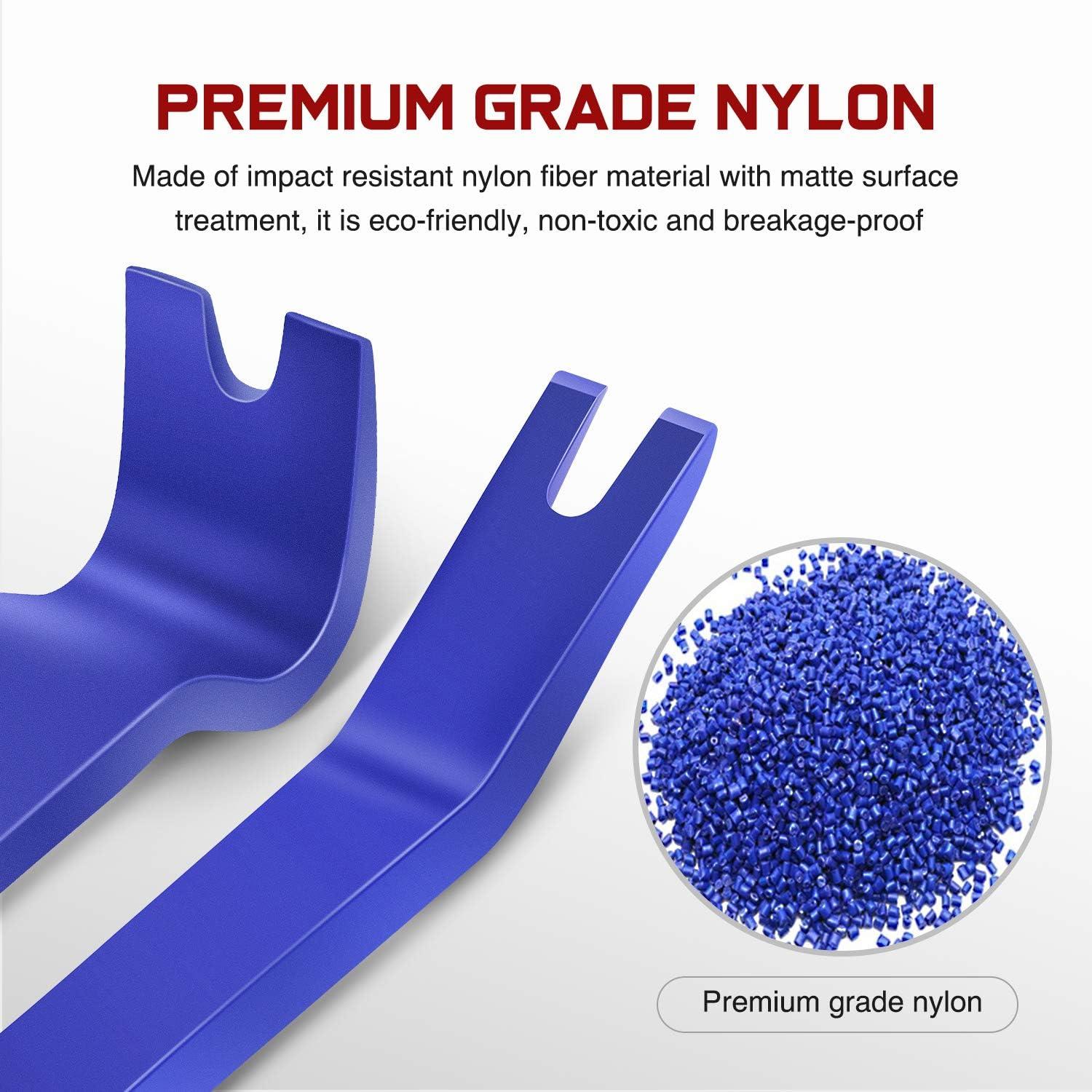 imageNilight 5PCS Auto Trim Removal Tool Set for Car Audio Dash Panel Window Molding Fastener Remover Tool KitBlue