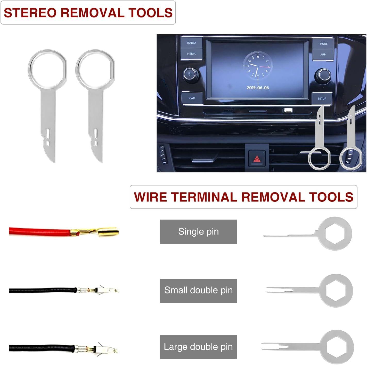 imageNilight 5PCS Auto Trim Removal Tool Set for Car Audio Dash Panel Window Molding Fastener Remover Tool KitYellow