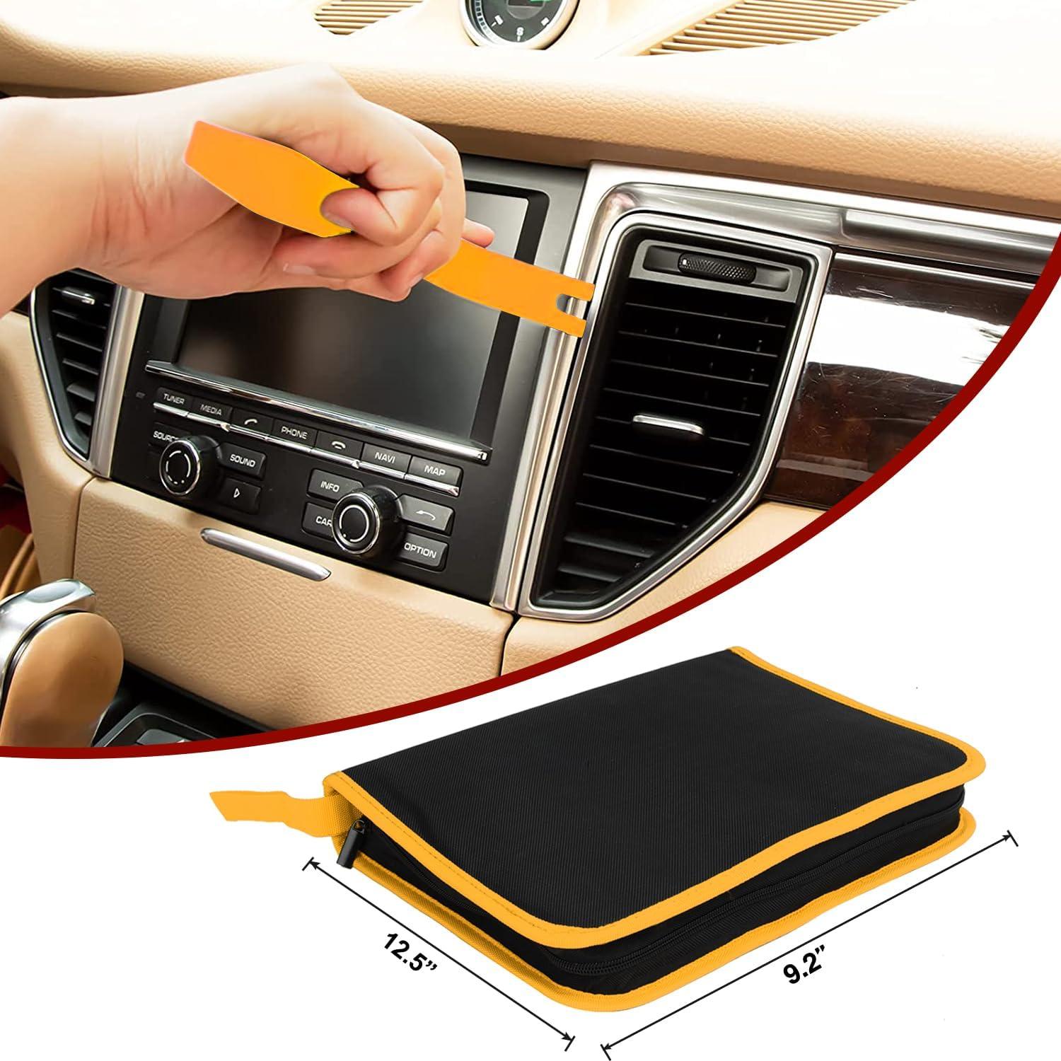 imageNilight 5PCS Auto Trim Removal Tool Set for Car Audio Dash Panel Window Molding Fastener Remover Tool KitYellow